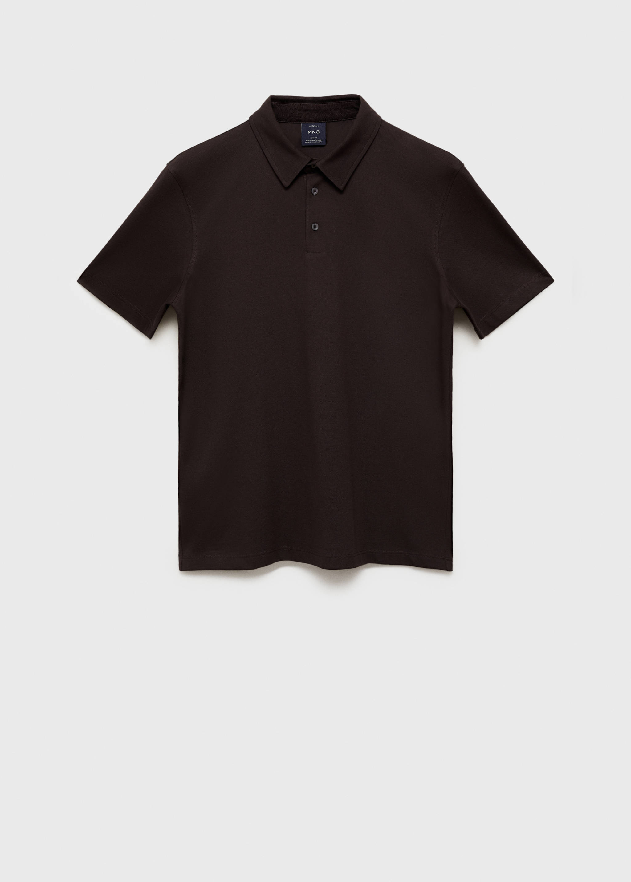 Slim-fit cotton-piqué polo shirt - Article without model