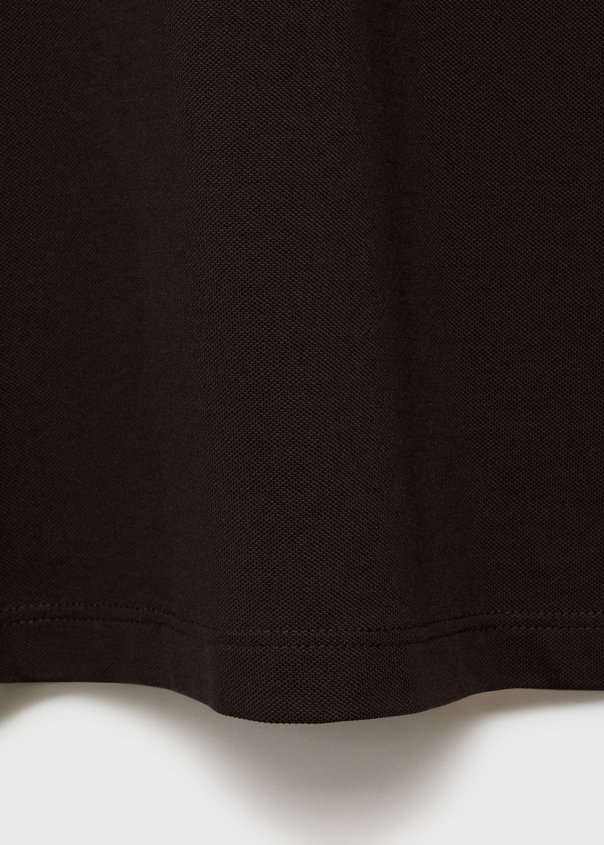 Slim-fit cotton-piqué polo shirt - Details of the article 0