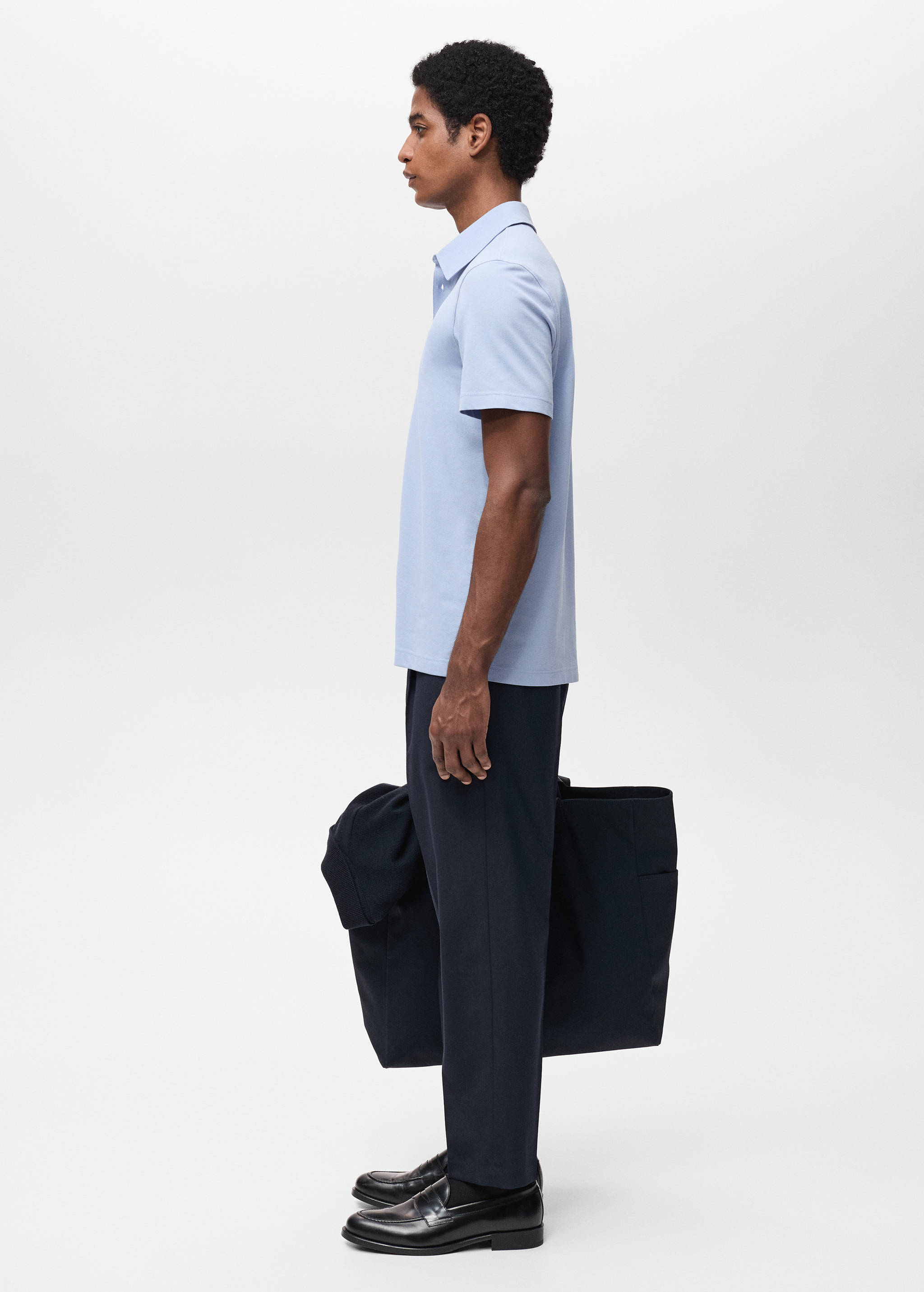 Polo slim-fit piqué de coton - Détail de l'article 2