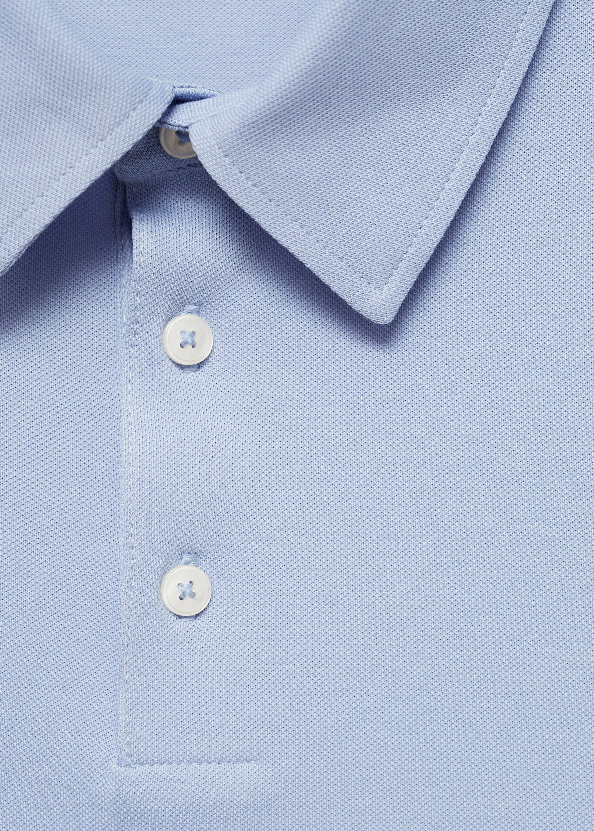 Polo slim-fit piqué de coton - Détail de l'article 8