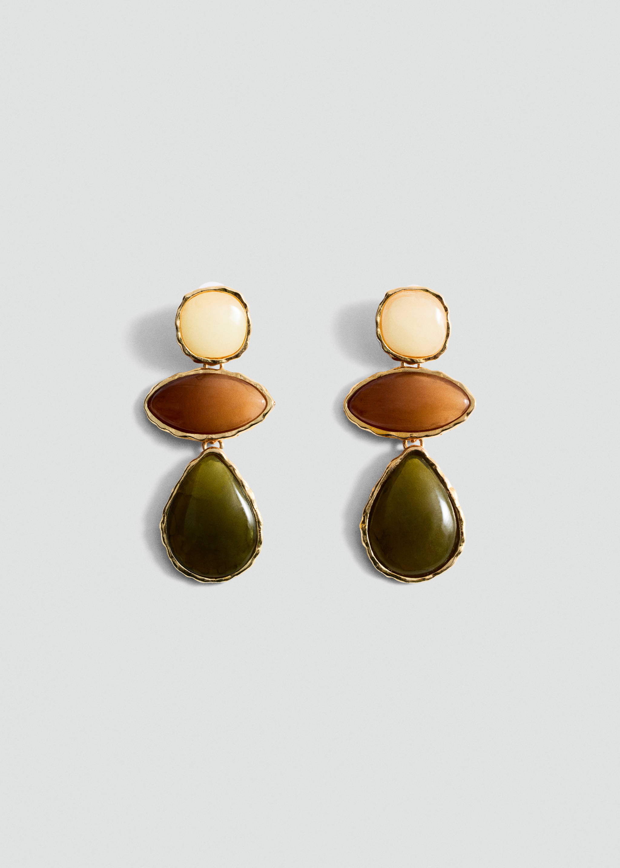 Beaded drop earrings - Article without model