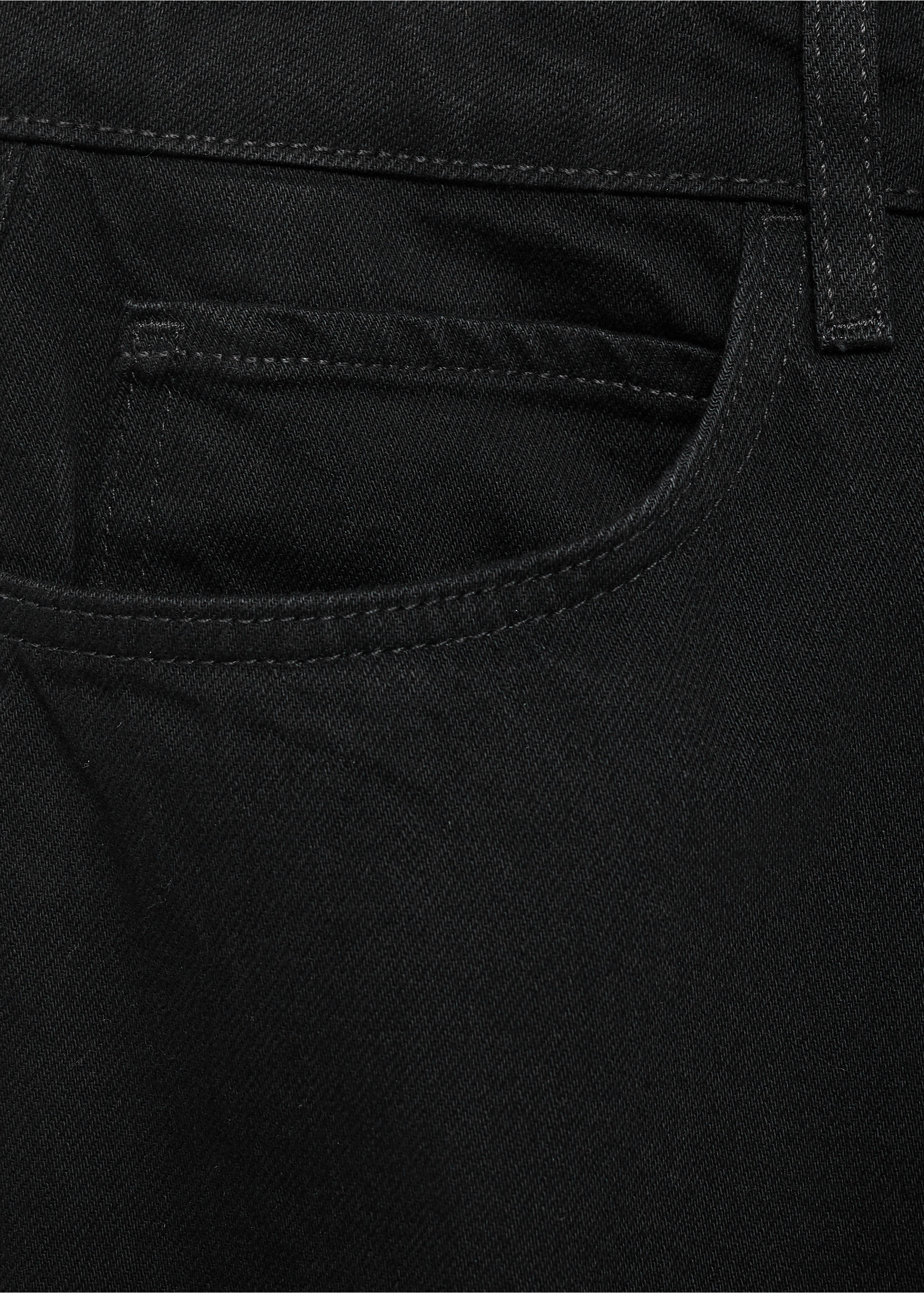 Джинсы loose fit - Деталь изделия 0, Черный деним. Ref: 87034418-00.