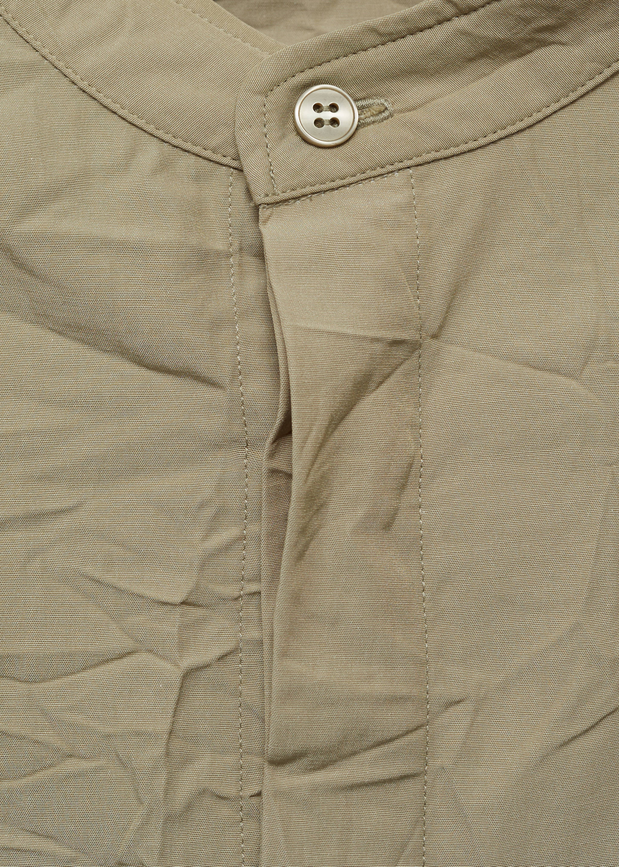 Crew-neck shirt with creased effect - Details of the article 8