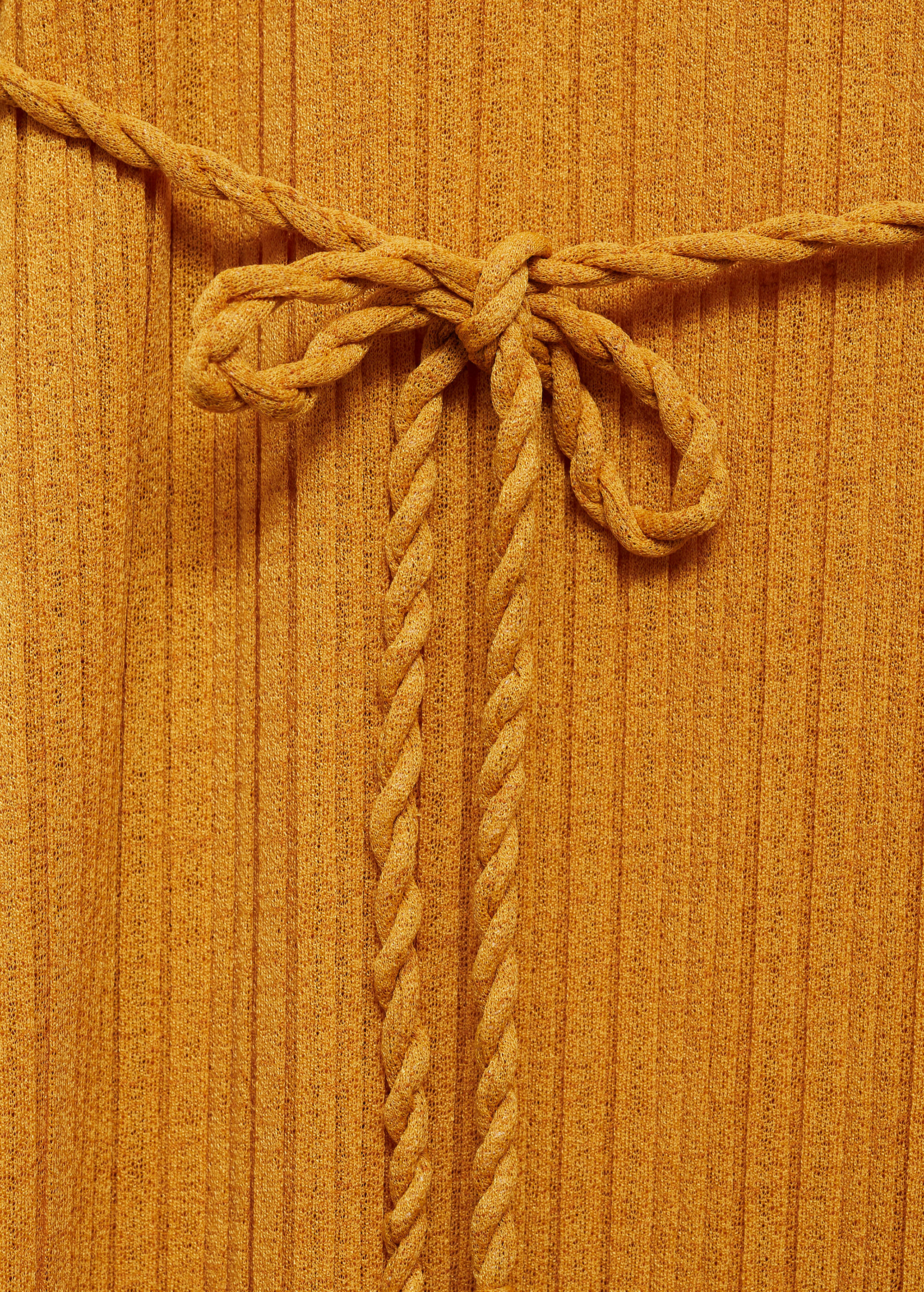 Belt pleated dress - Details of the article 0