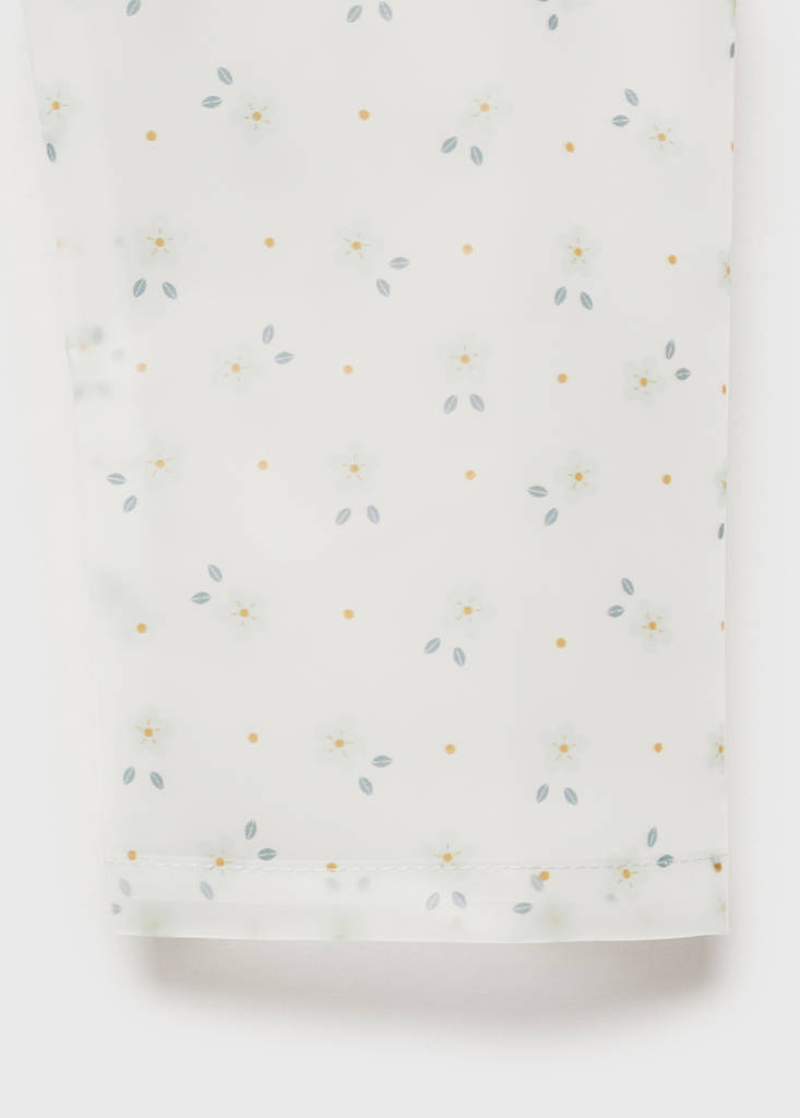 Transparent waterproof jacket — White