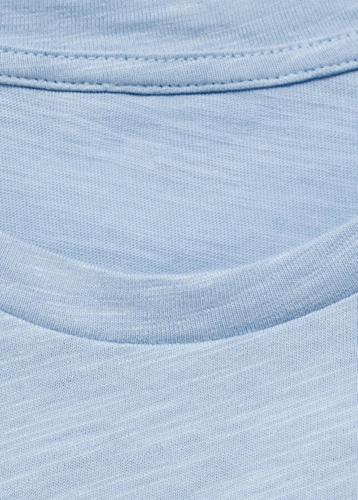 Knot detail T-shirt — Sky Blue