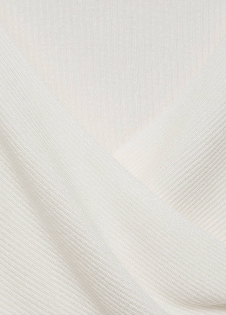 Wrap crop top — Off White
