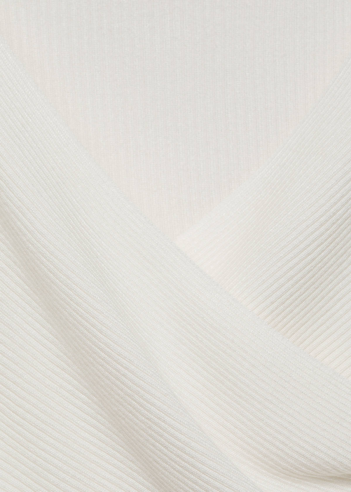 Wrap crop top — Off White