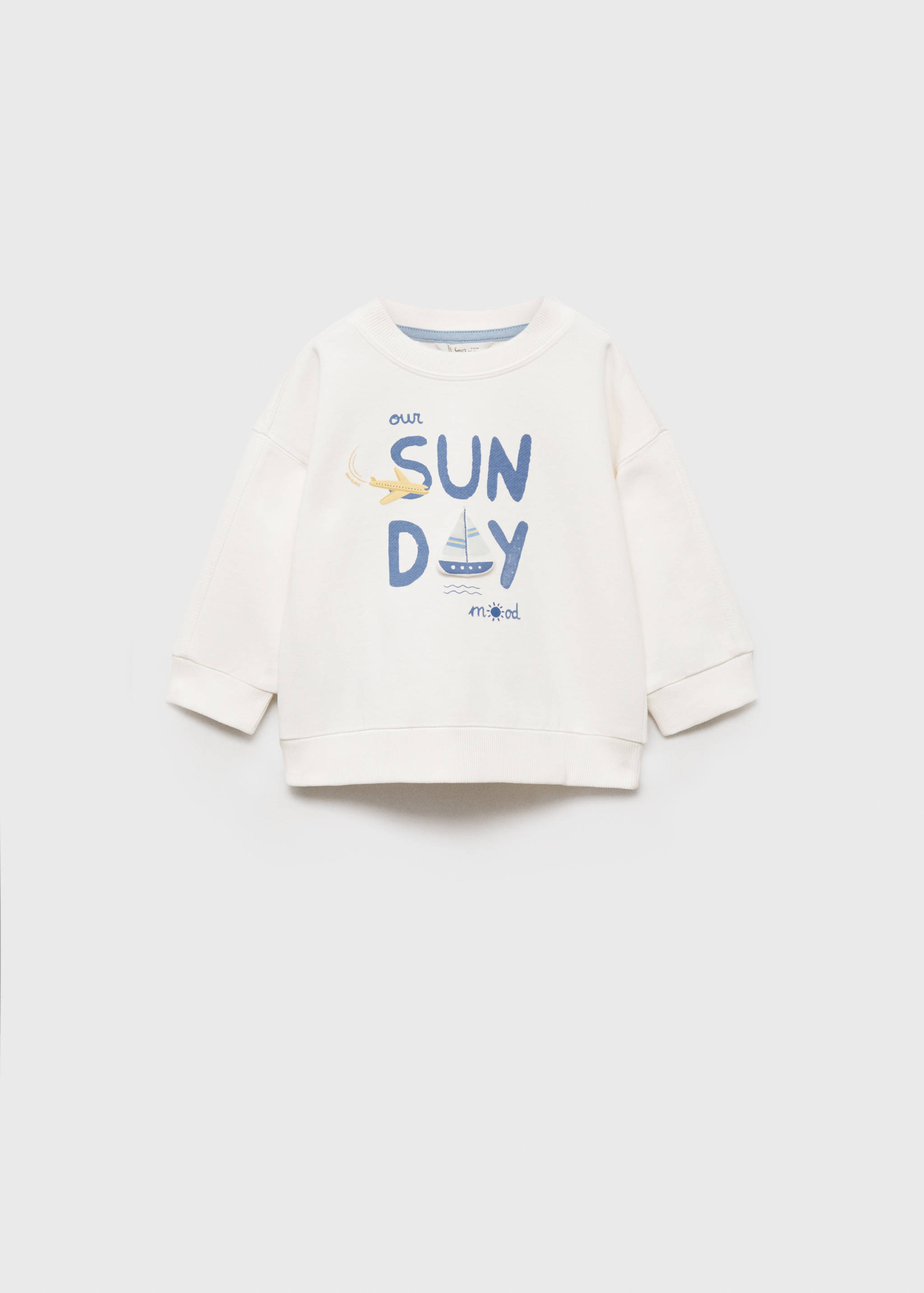 Sudadera mensaje estampado - Artículo sin modelo