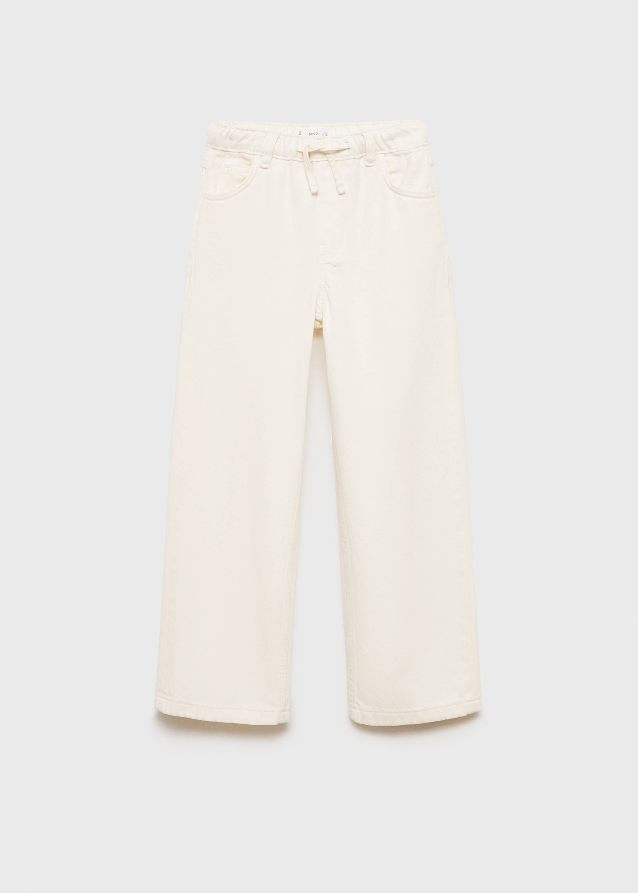 Jeans wide leg cordón ajustable - Artículo sin modelo