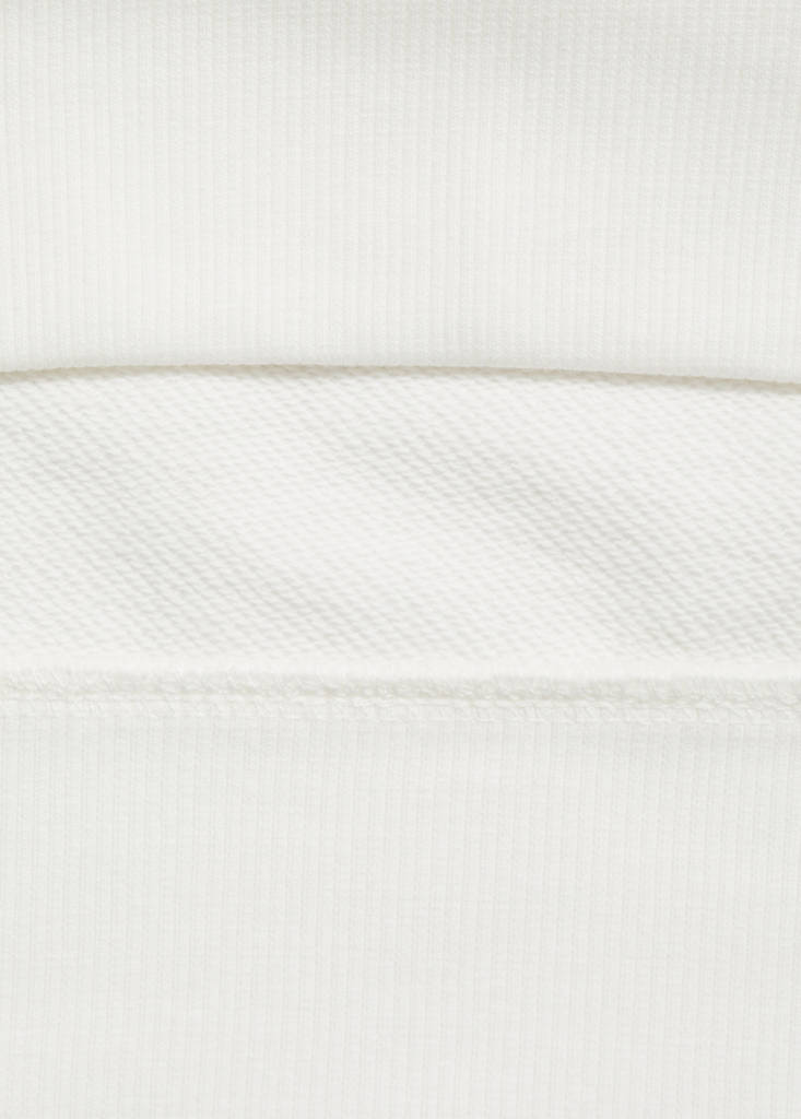 Message cotton sweatshirt — Off White
