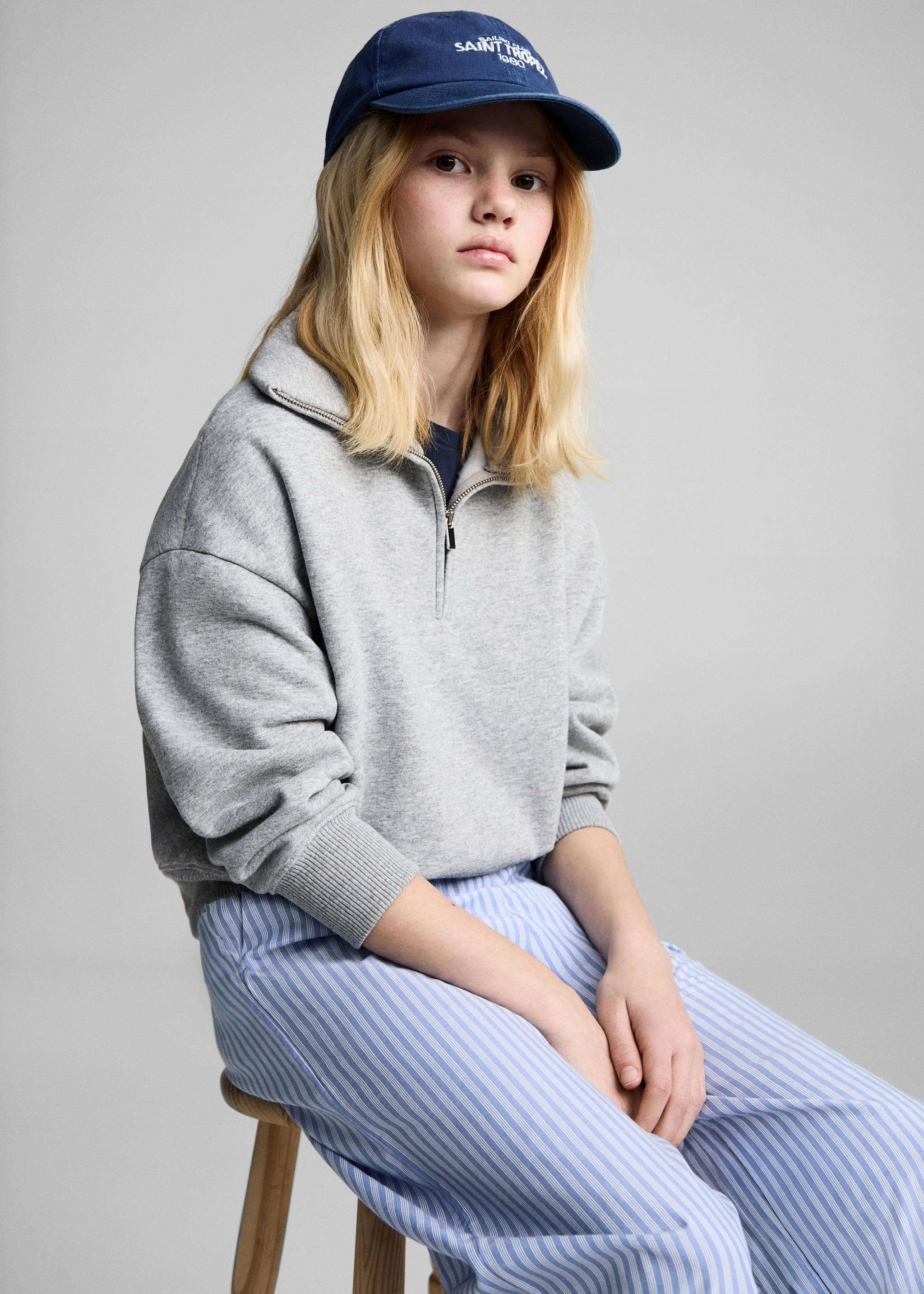 Pantalon coton à rayures - Détail de l'article 2