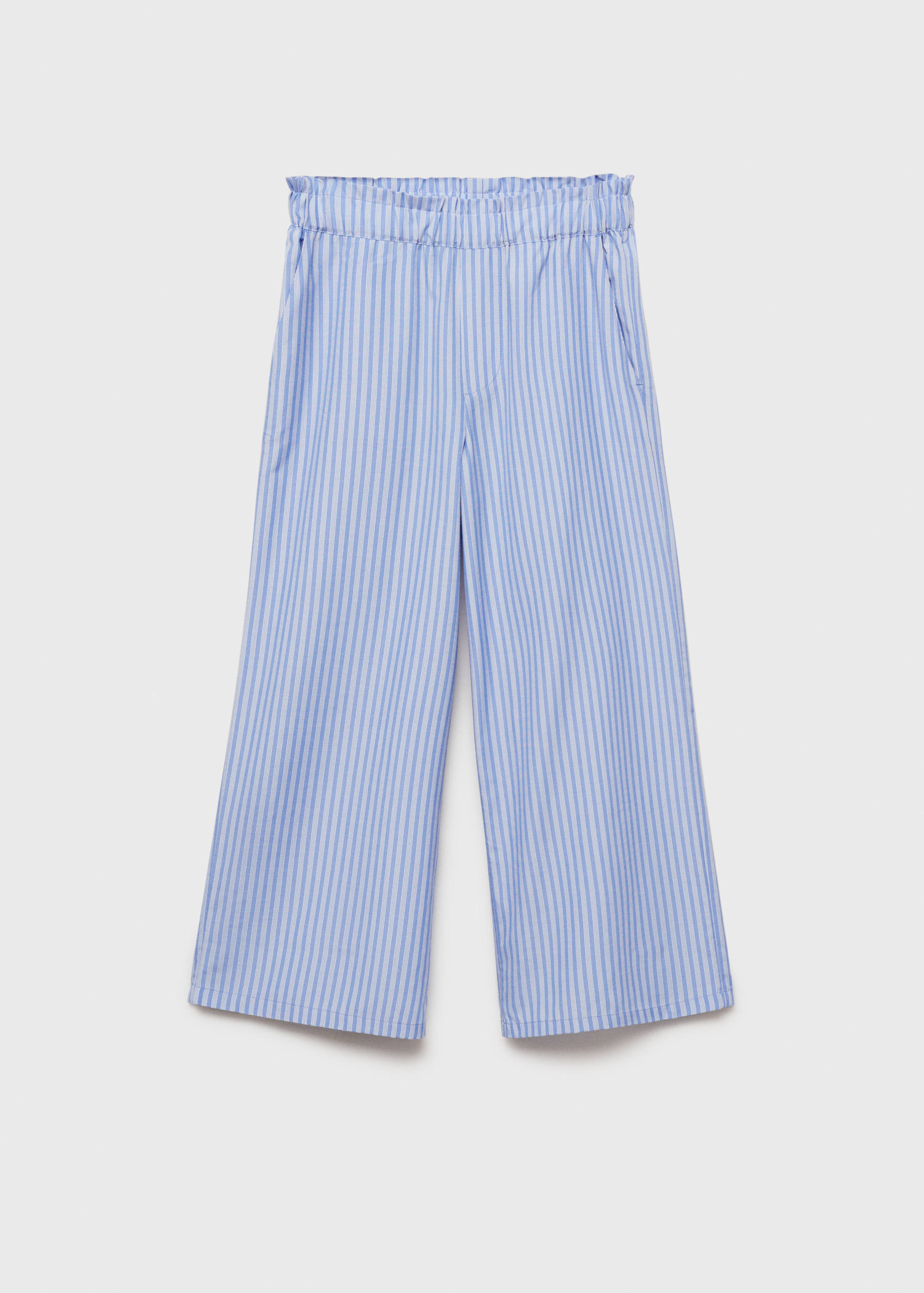 Striped cotton trousers - Article without model