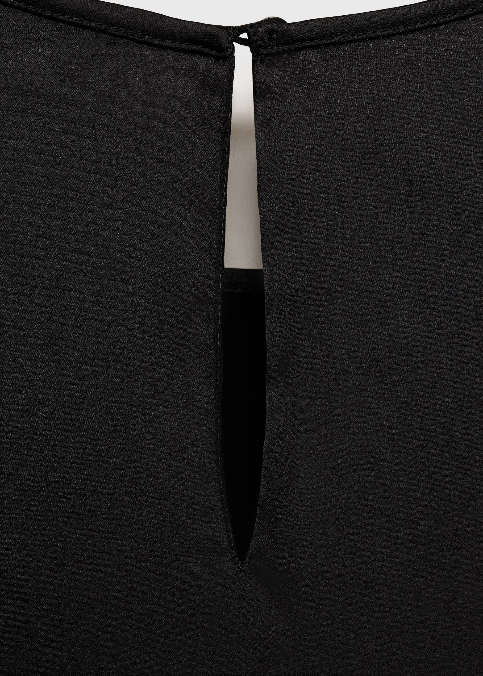 Robe satinée maxi-fleur - Détail de l'article 0