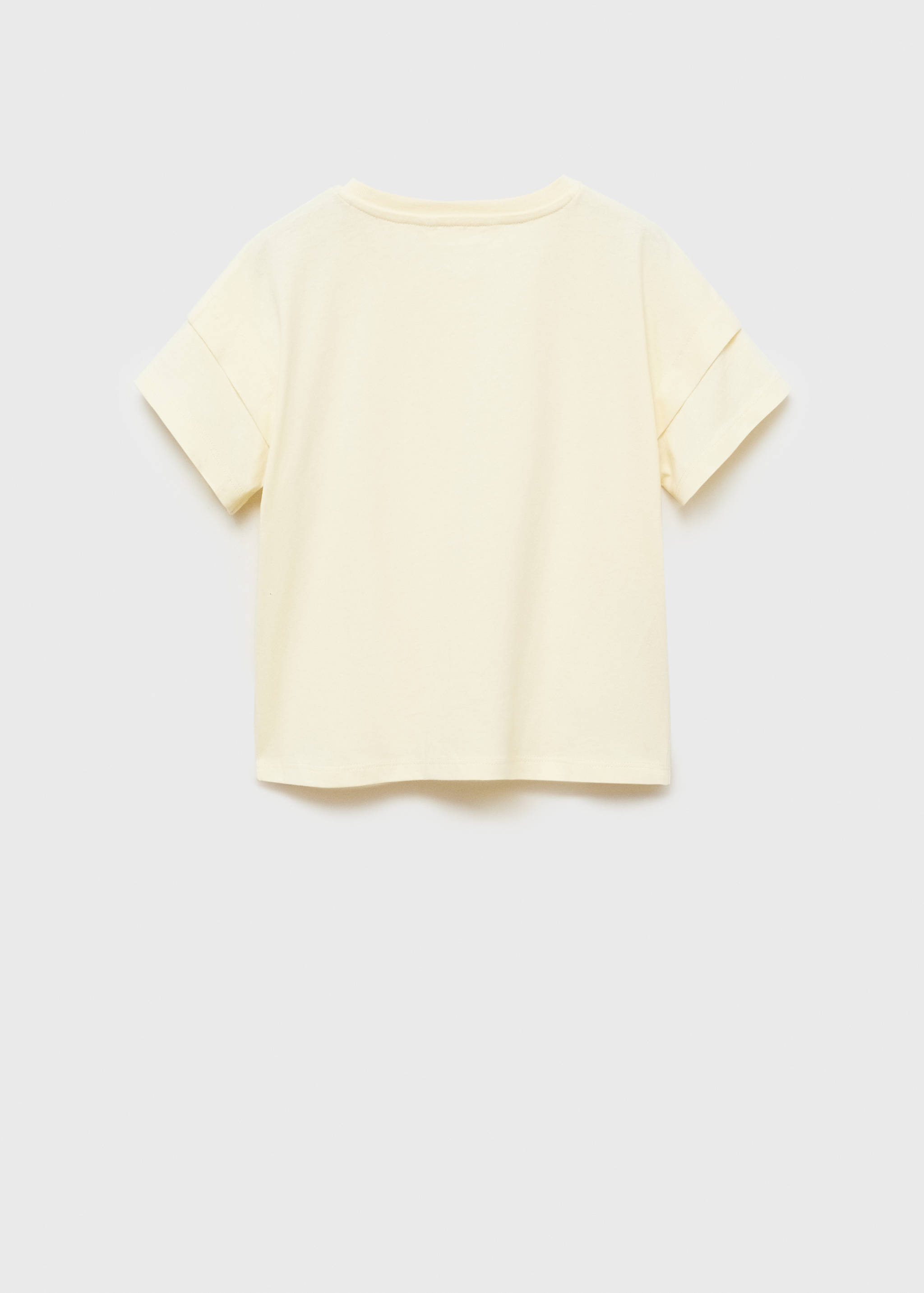 Cotton t-shirt with knot detail - Reverse of the article