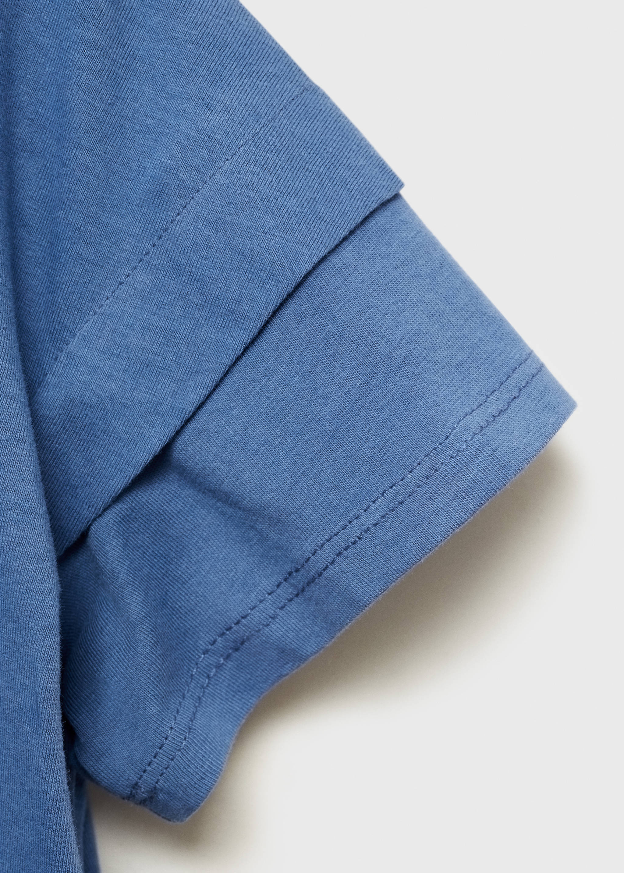 Cotton t-shirt with knot detail - Details of the article 8