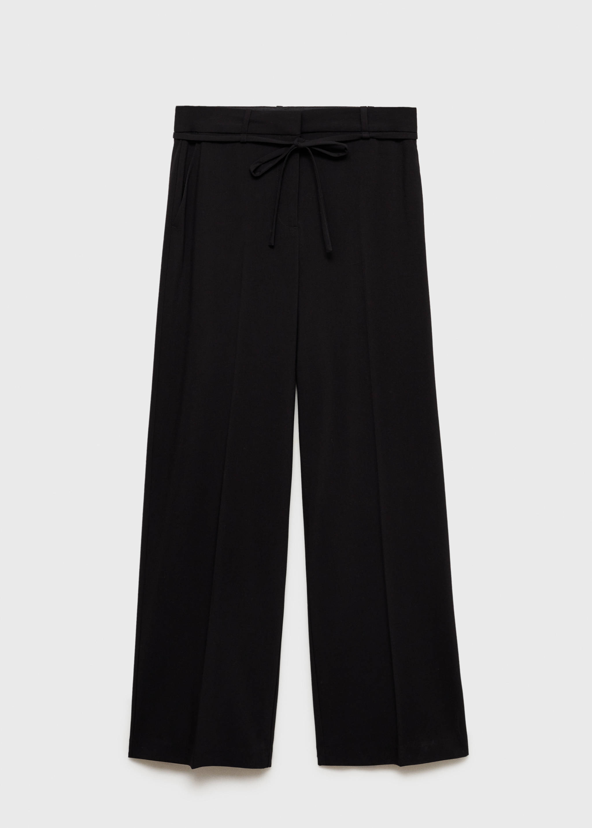 Straight suit trousers with bow - Article without model