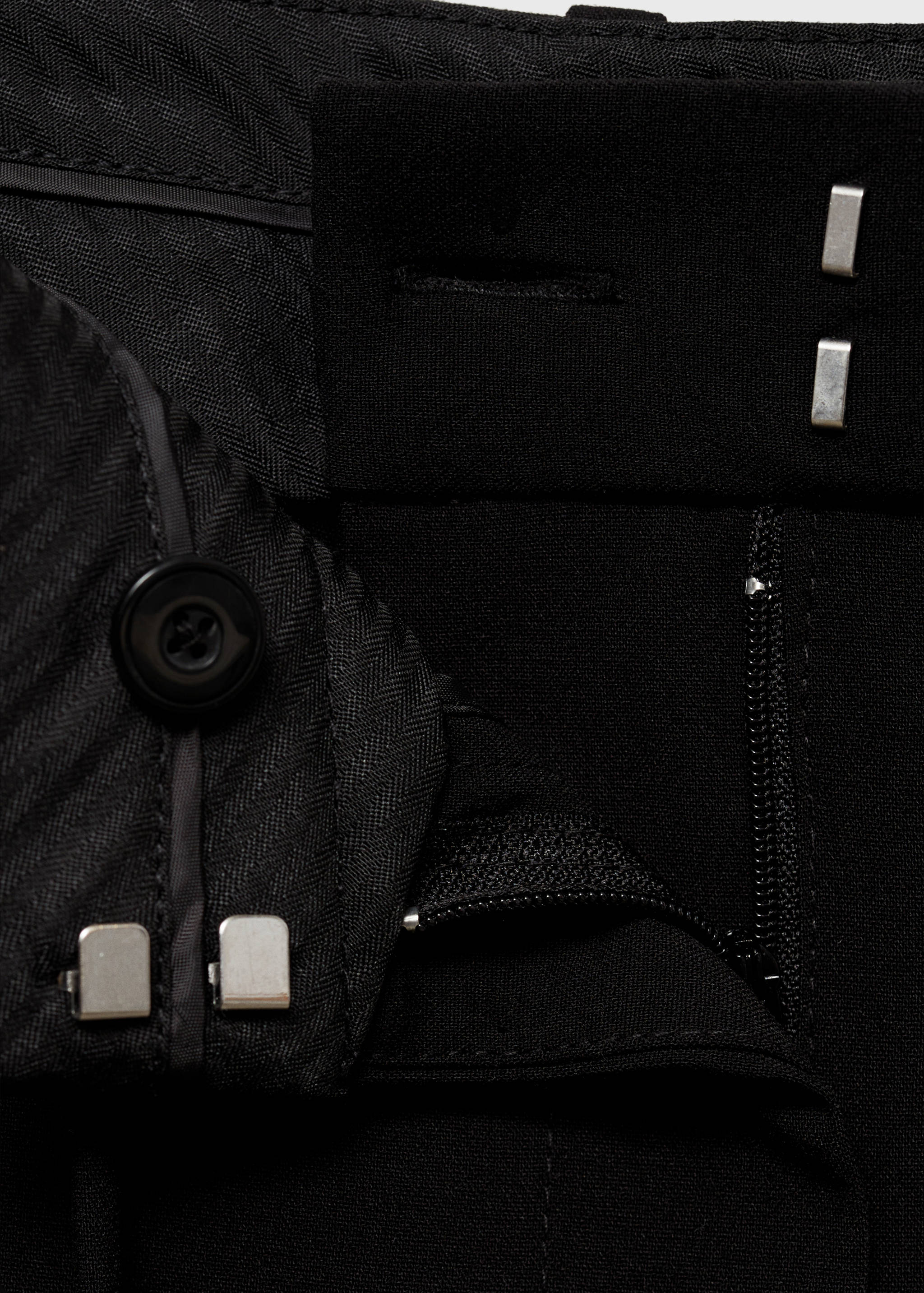 Straight suit trousers with bow - Details of the article 8