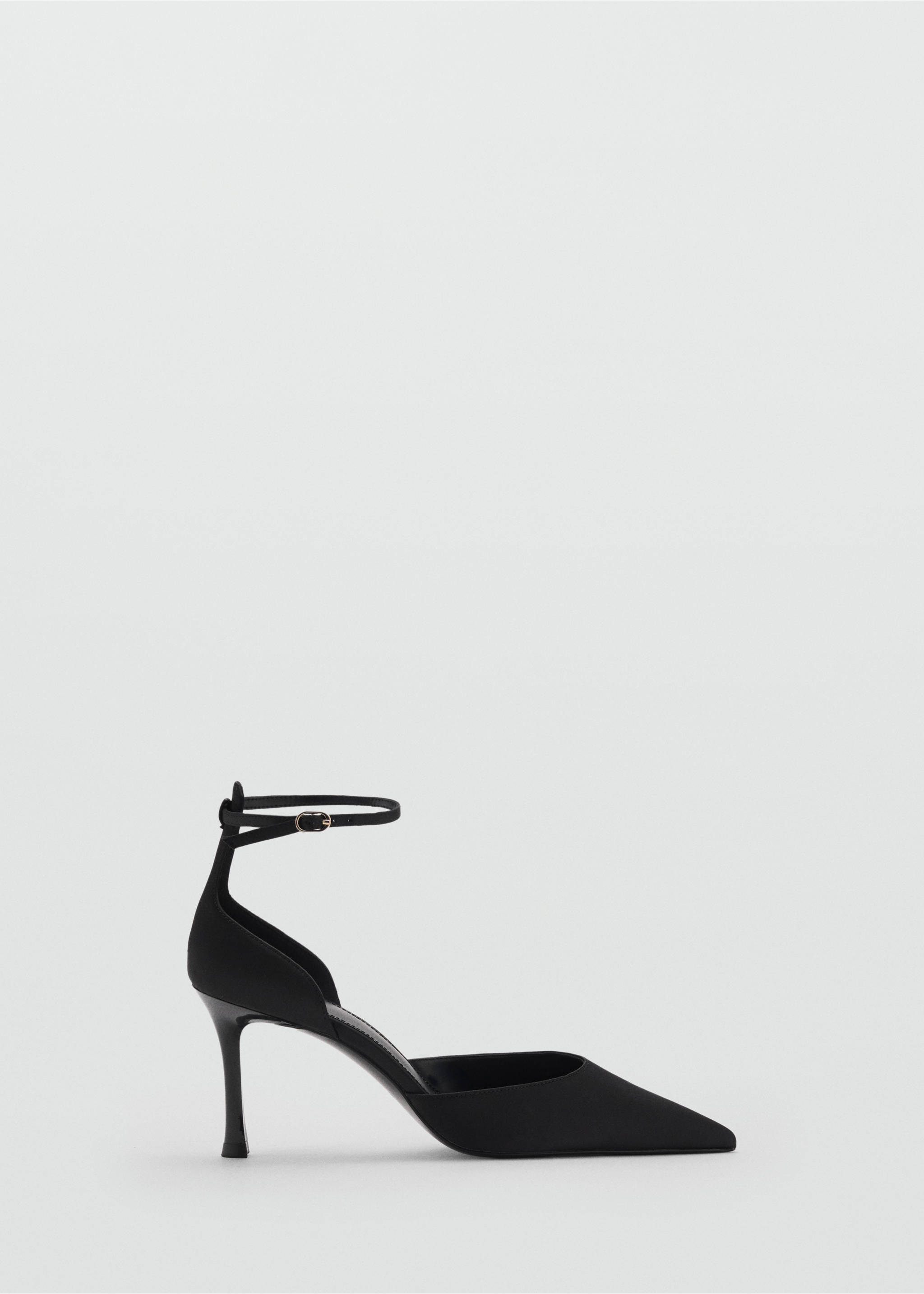 Ankle-cuff heel shoes - Article without model, Black. Ref: 87034806-00.