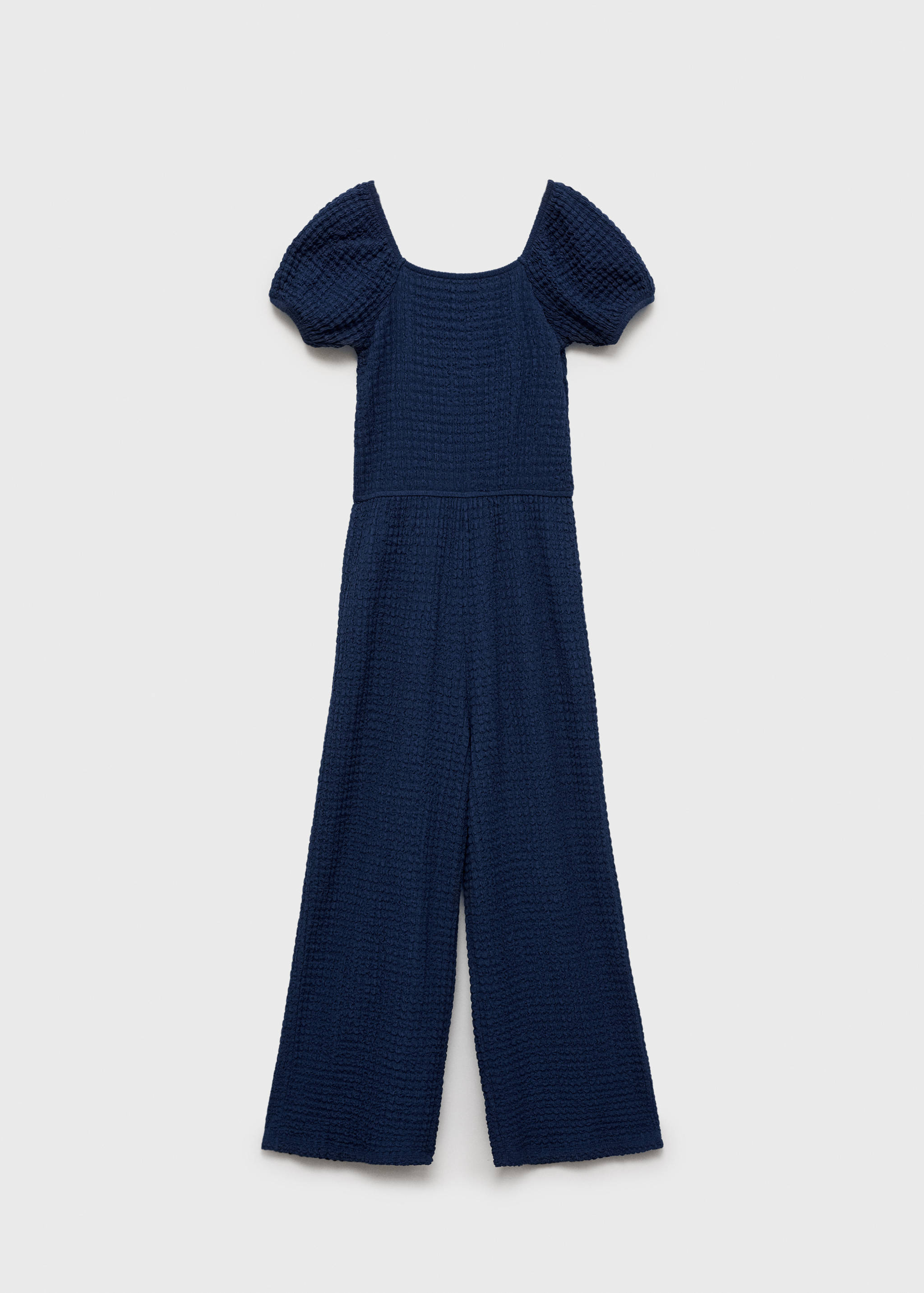 Textured long jumpsuit - Article without model