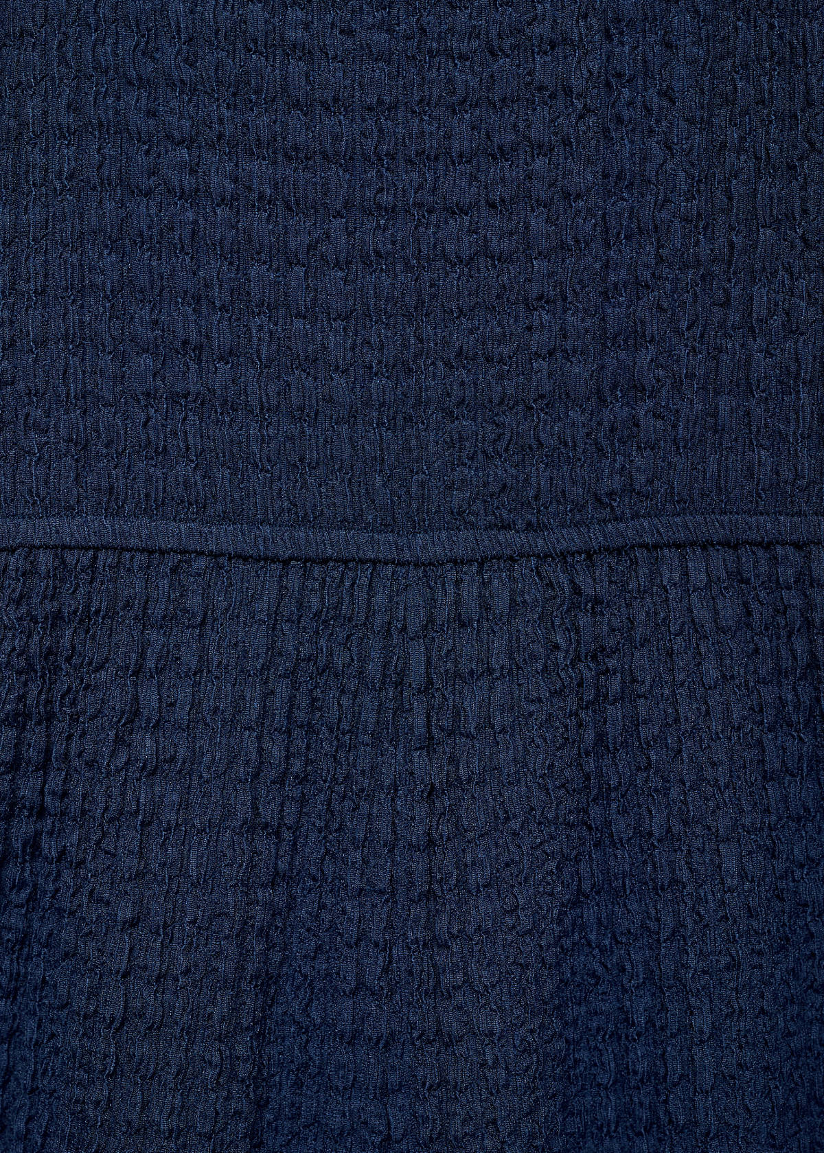 Textured long jumpsuit — Night Blue