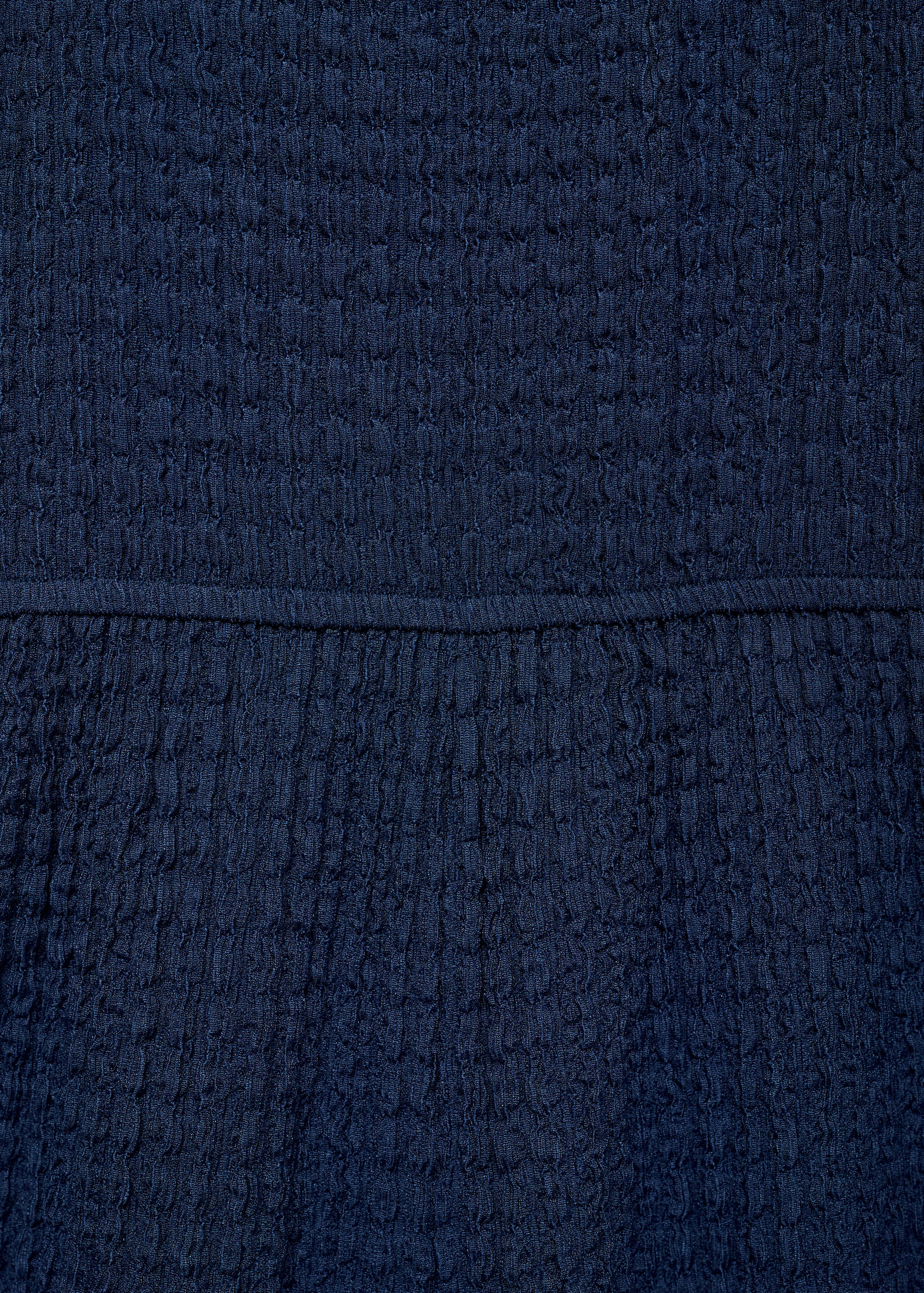 Textured long jumpsuit - Details of the article 0