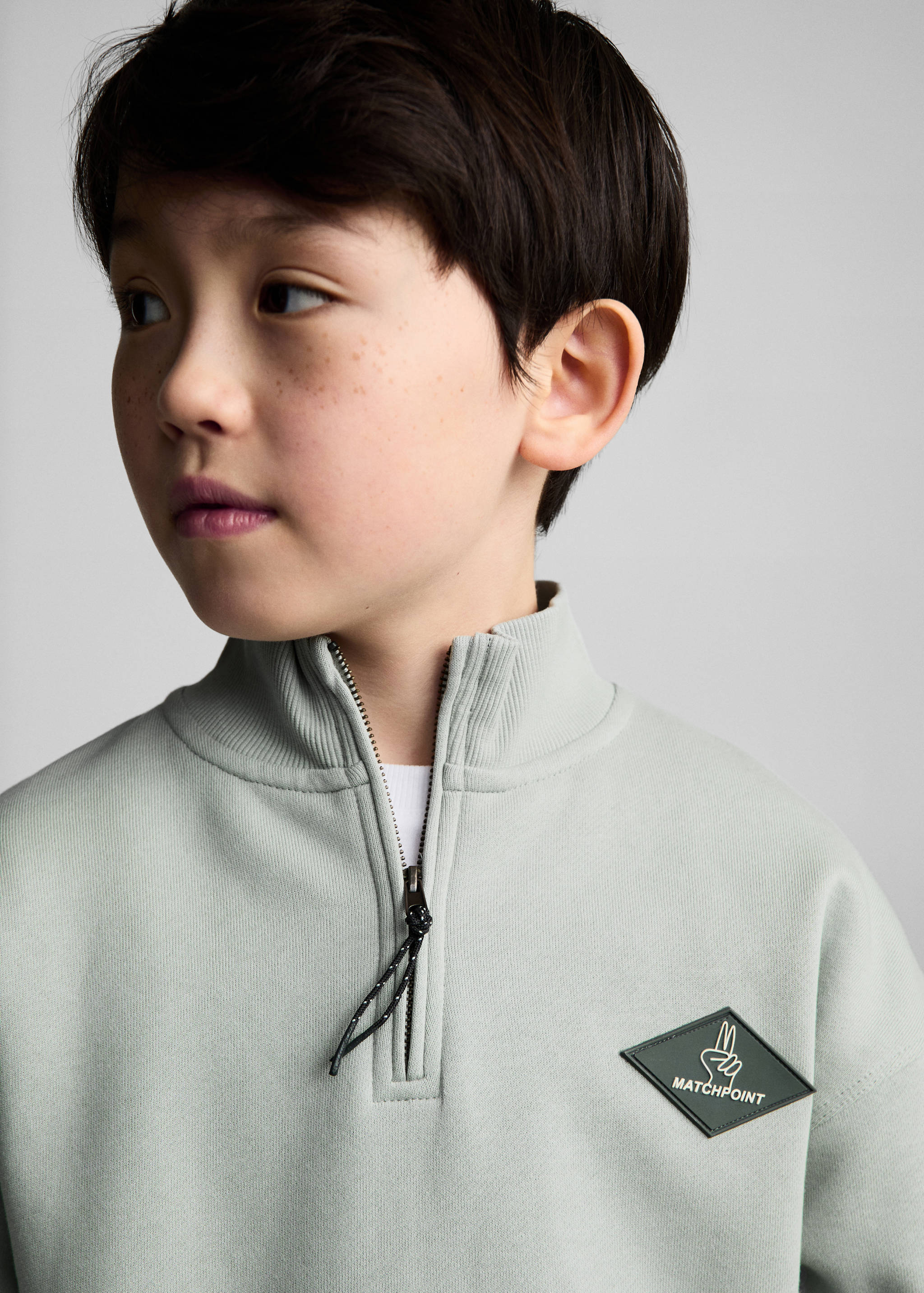 Sudadera algodón cremallera - Detalle del artículo 1