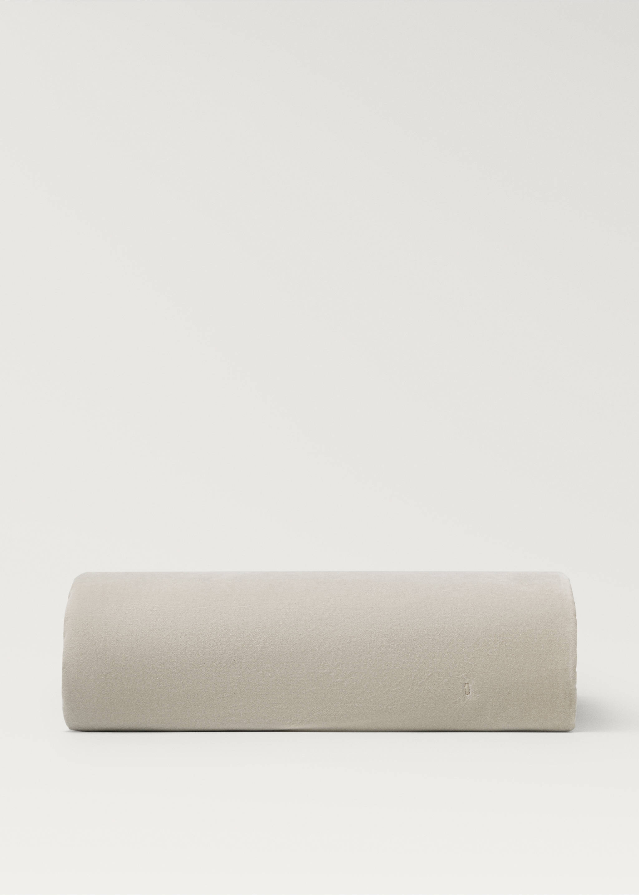 Beşik için kadife pamuklu garment-dyed  yorgan - Modelsiz ürün, Açık/Pastel Gri. Ref: 87035145-00.