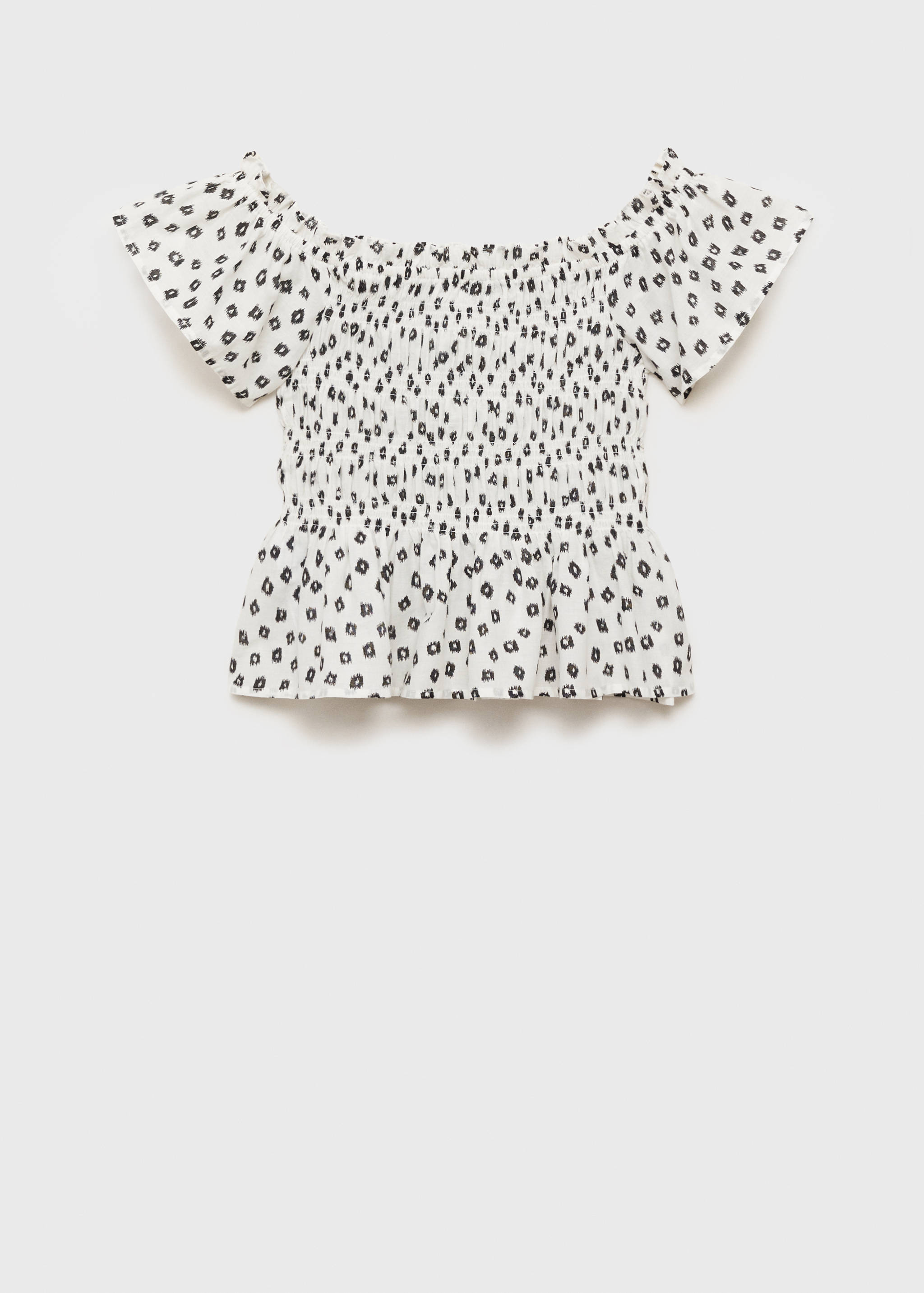 Ruffles printed blouse - Article without model