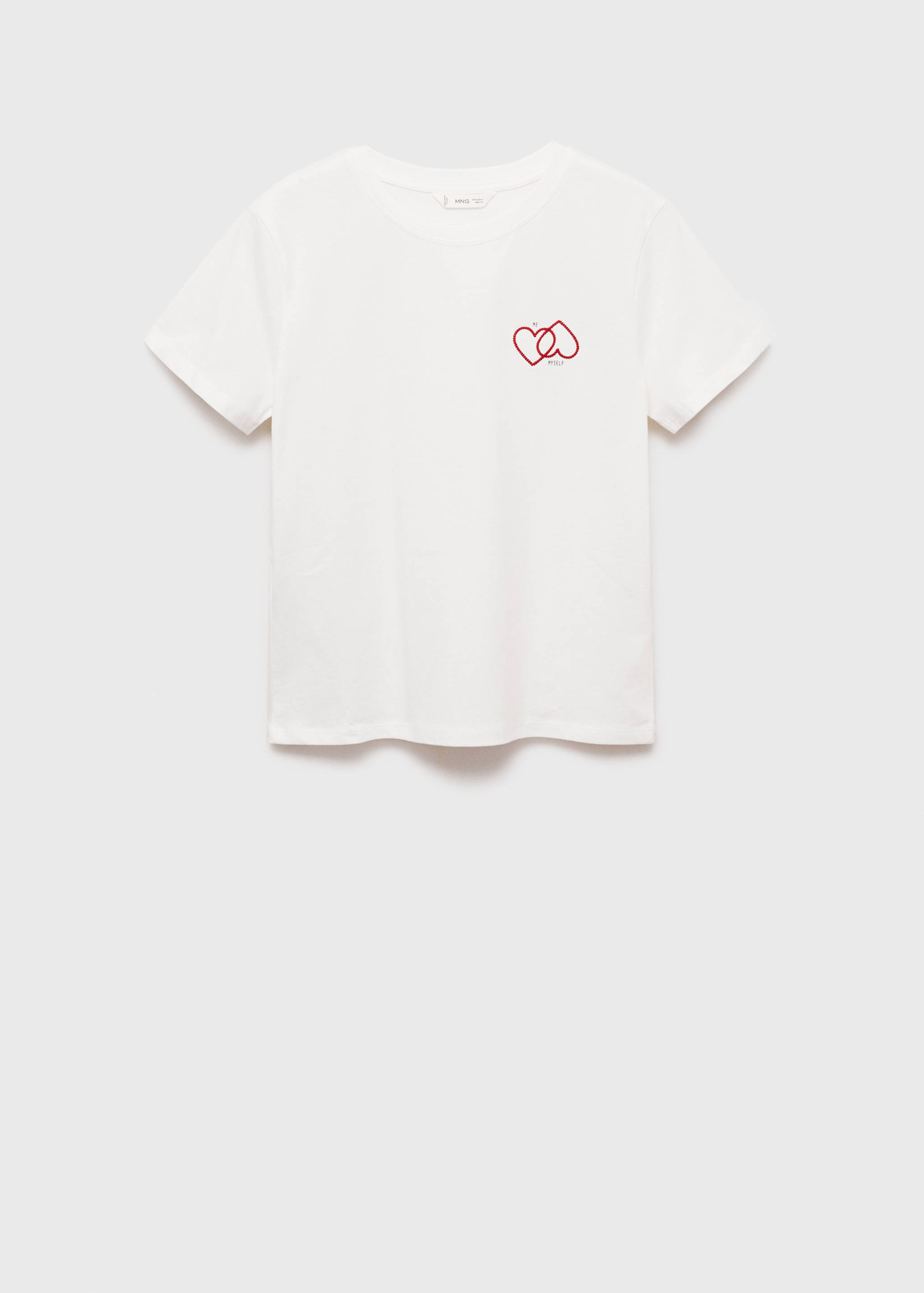 Heart print T-shirt - Article without model