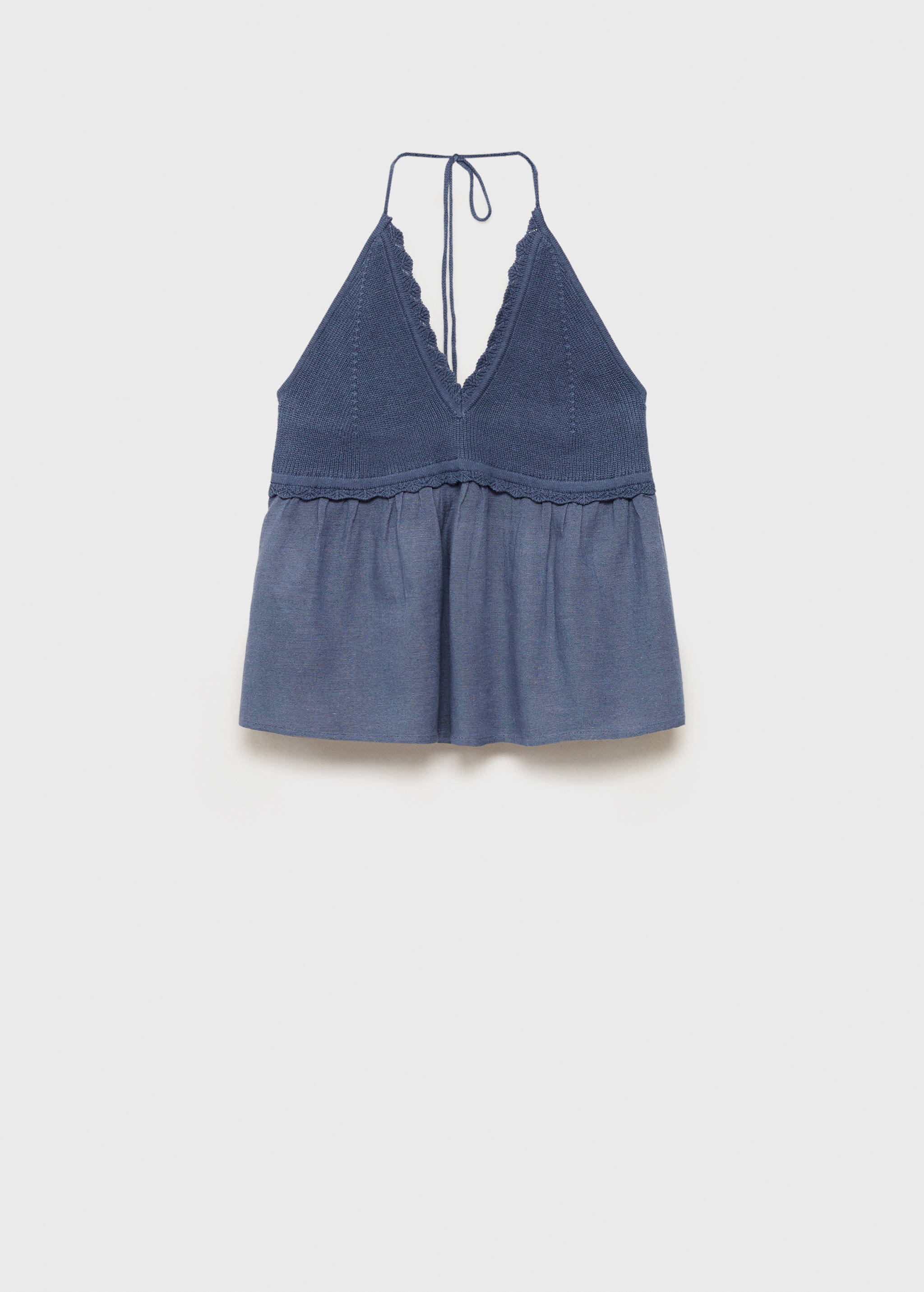 V-neck knit top - Article without model