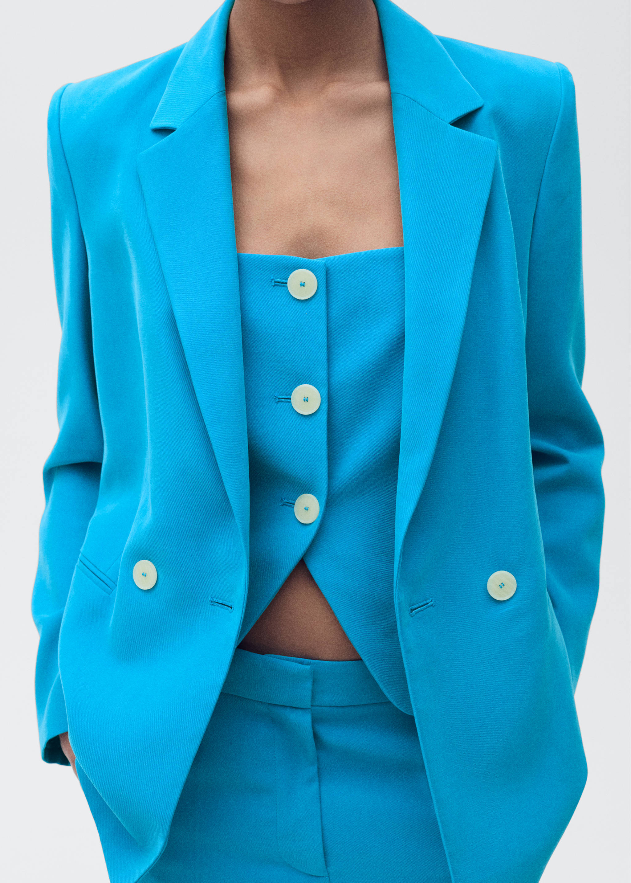 Костюмный жилет с открытой спиной - Деталь изделия 6