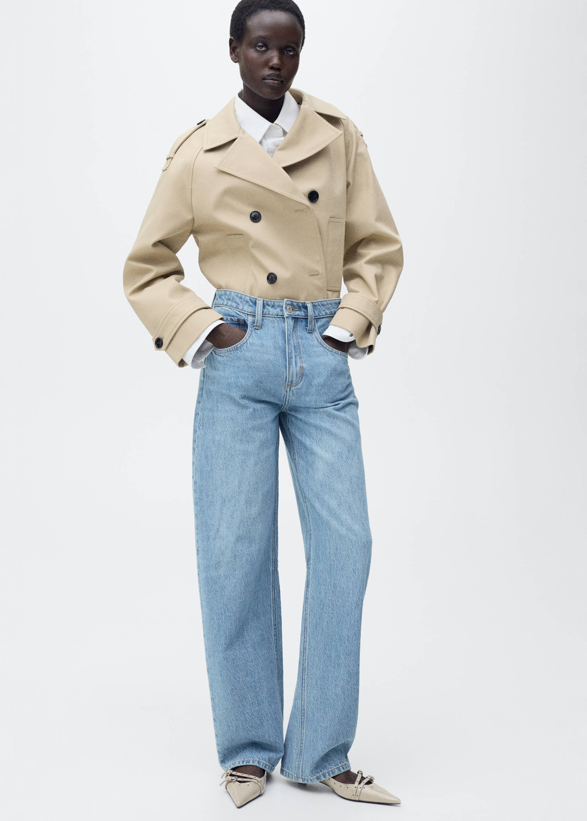 High-rise balloon jeans - Details of the article 6