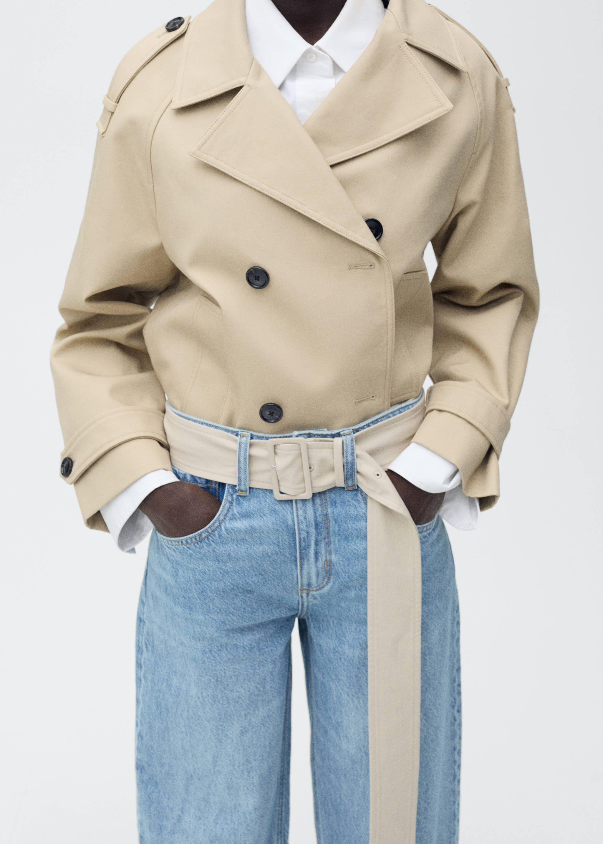 High-rise balloon jeans - Details of the article 2