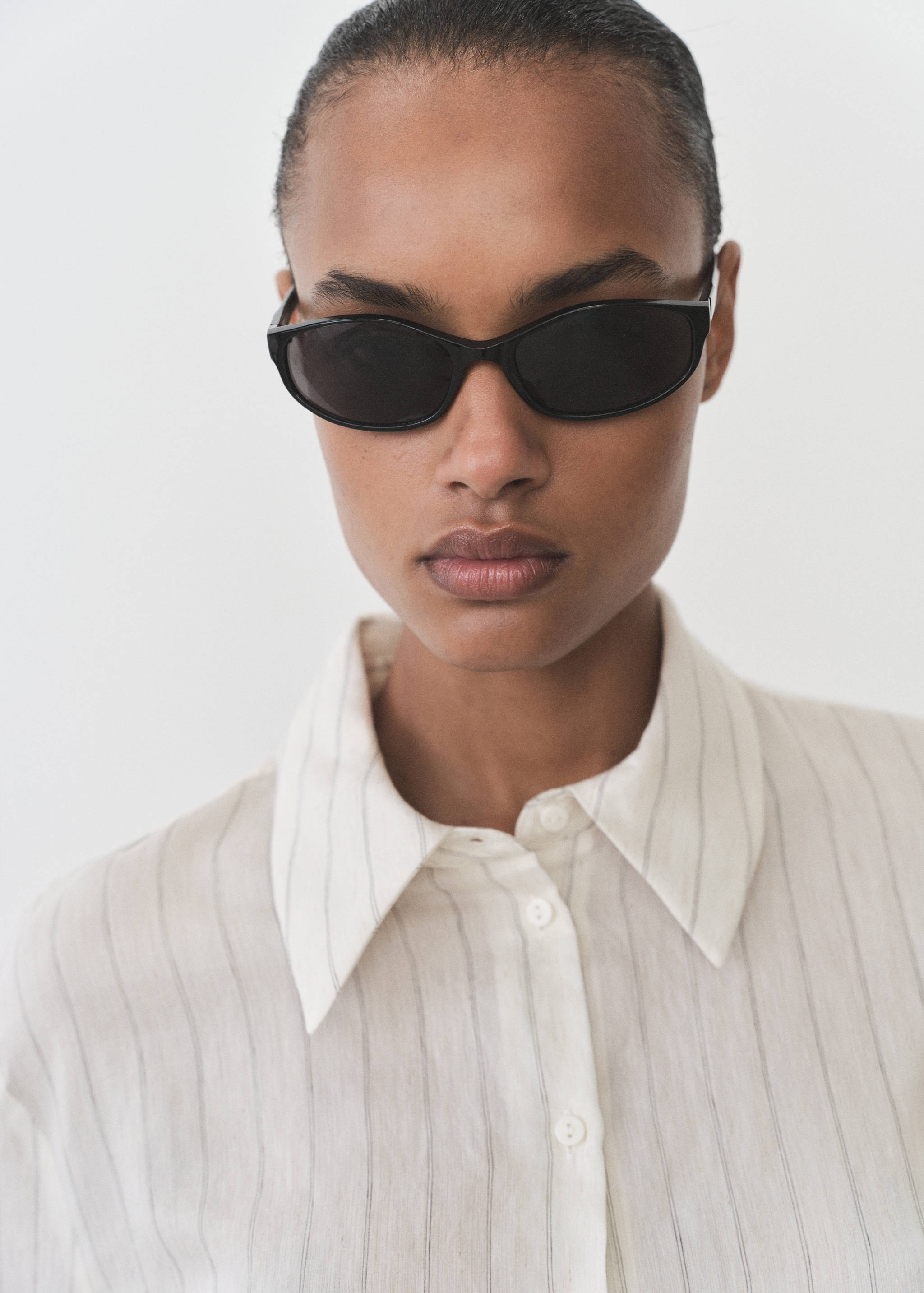 Stripe-print shirt - Details of the article 6