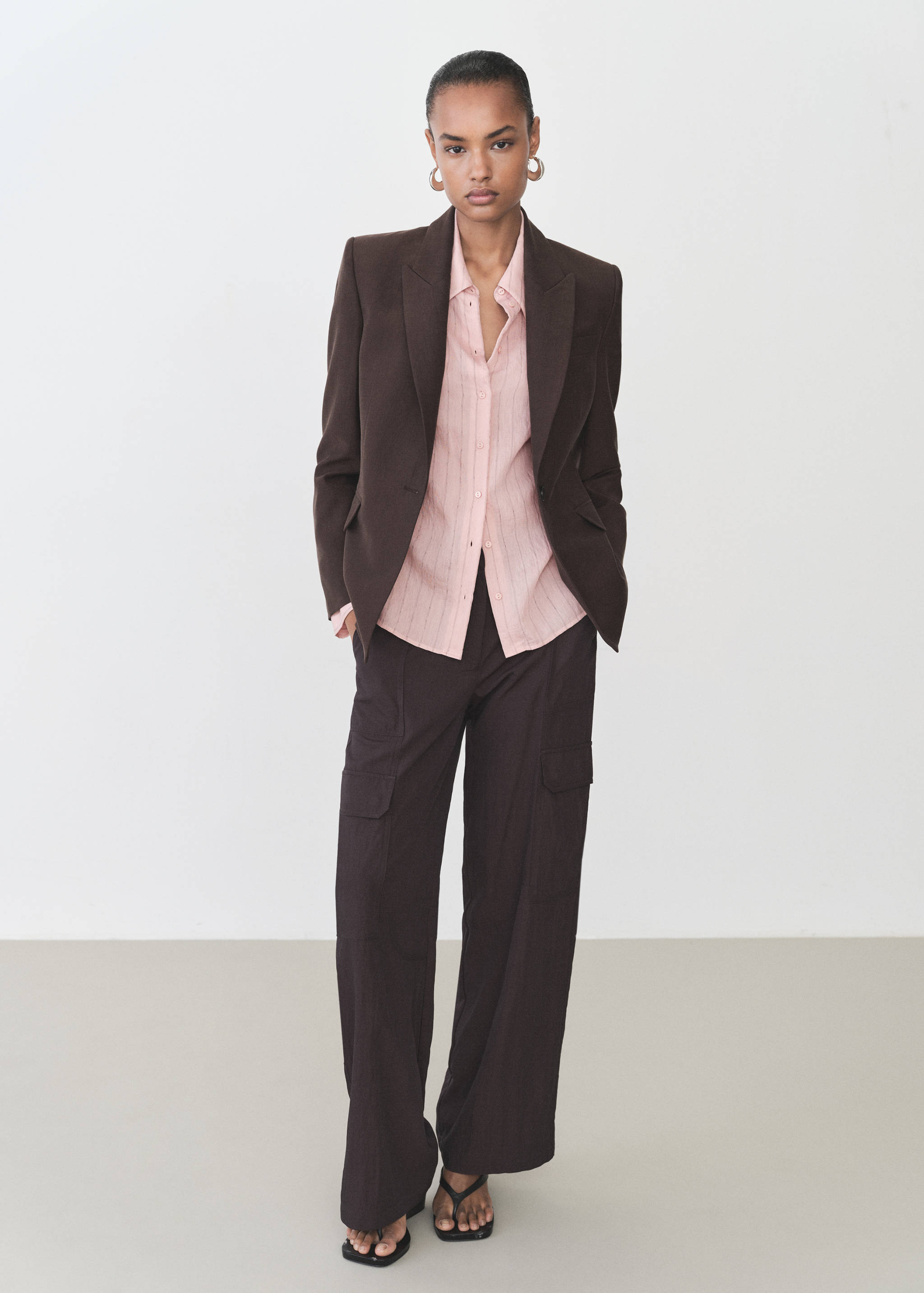 Stripe-print shirt - General plane