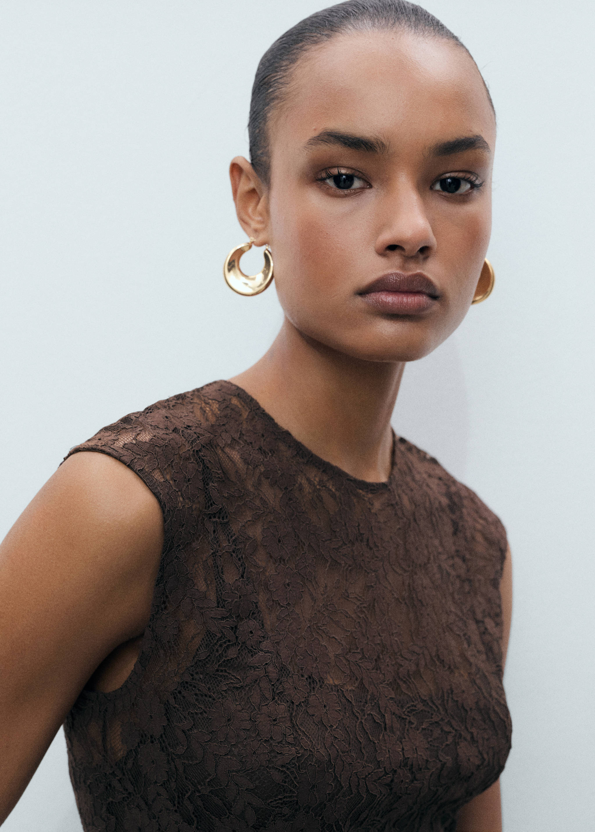 Lace A-line dress - Details of the article 1