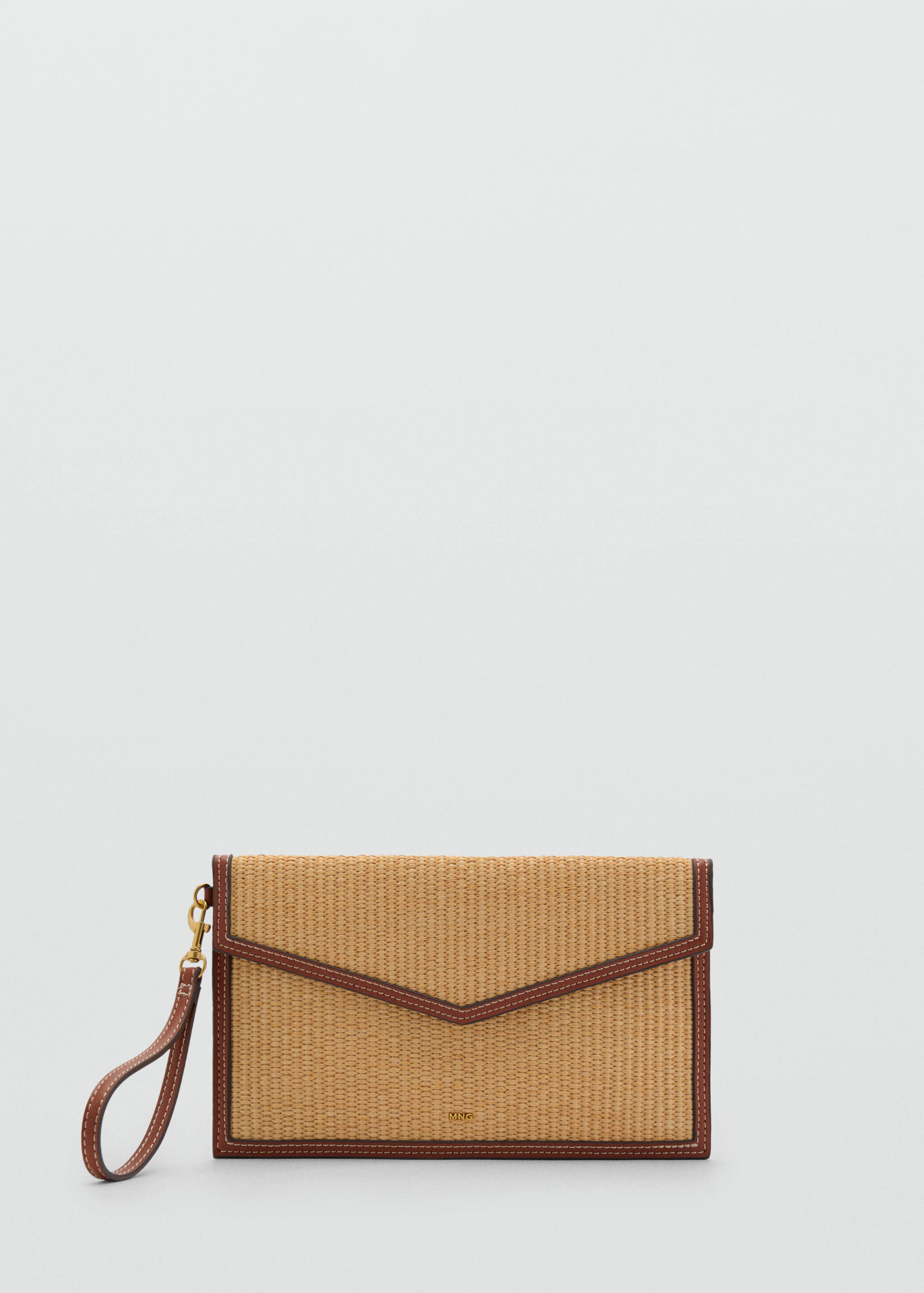 Raffia effect clutch - Article without model