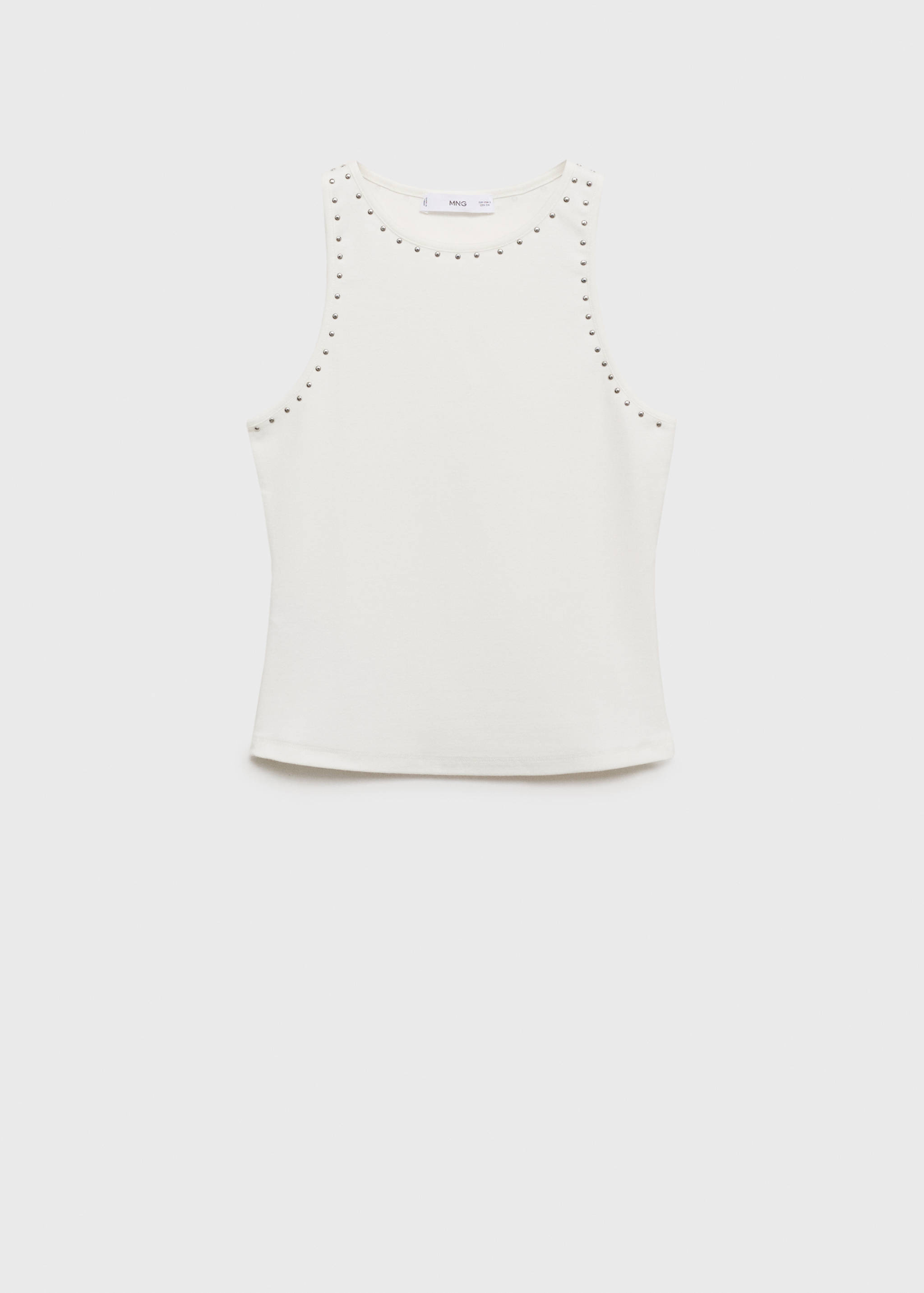 Cotton top with stud detail - Article without model