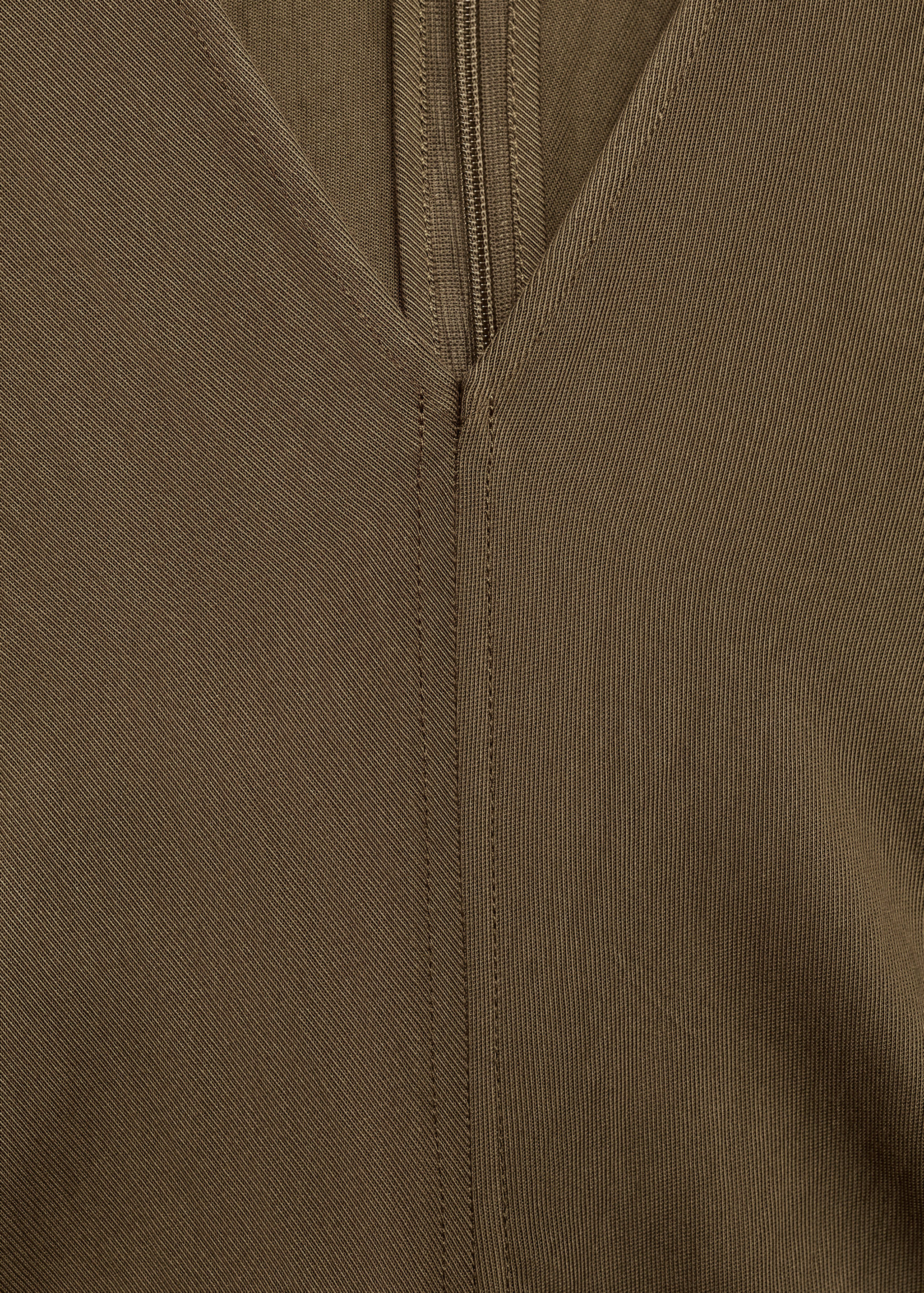 Vestido com mistura de liocel e pormenores drapeados - Pormenor do artigo 0