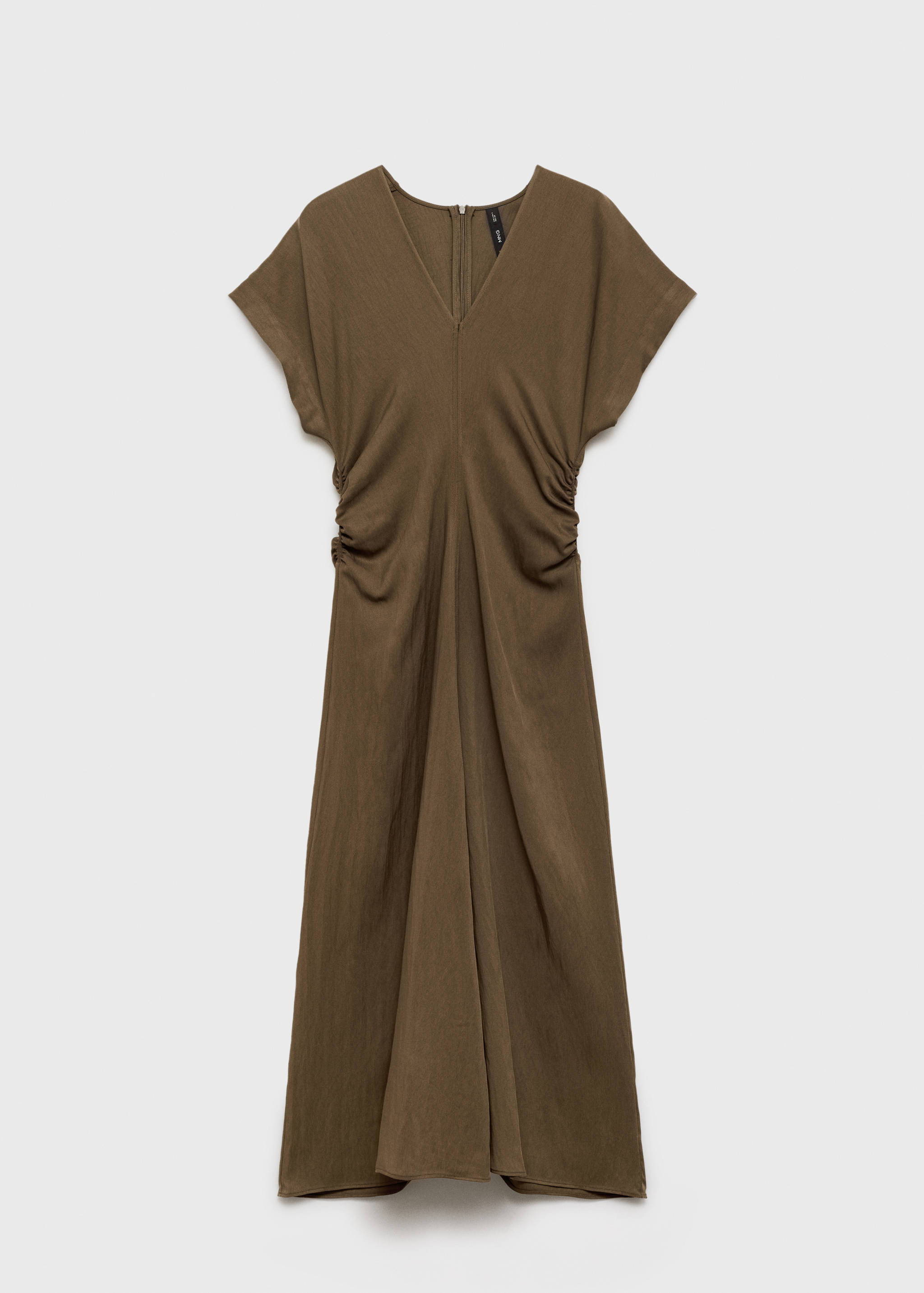 Lyocell-blend dress with draped details - Article without model