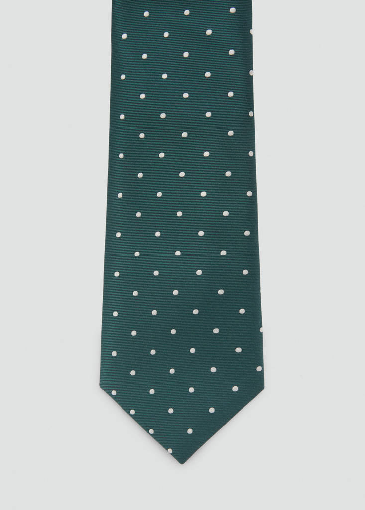 Polka-dot patterned tie - thumbnail 3