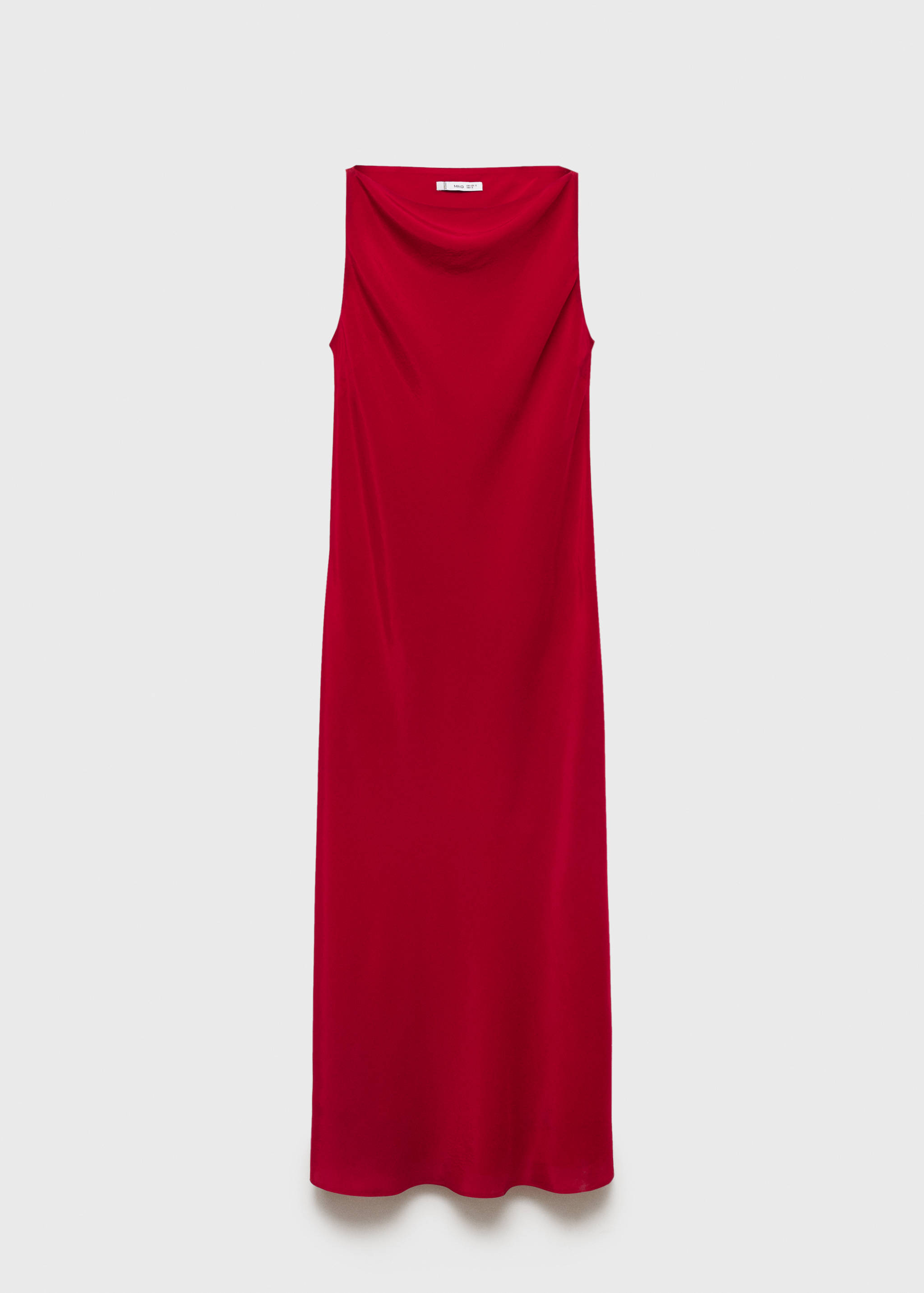 Vestido midi satinado - Artículo sin modelo