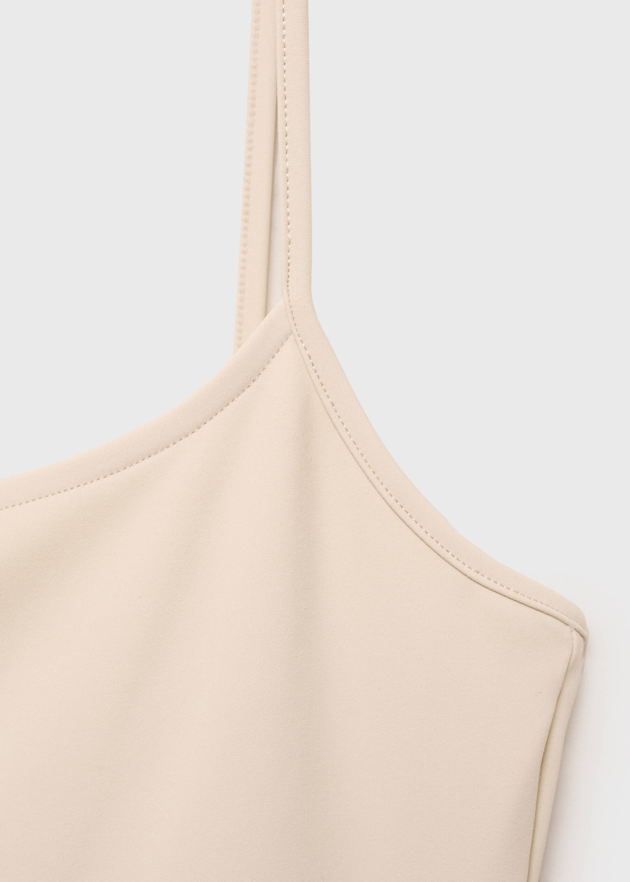 Fitted top with thin straps - Details of the article 8