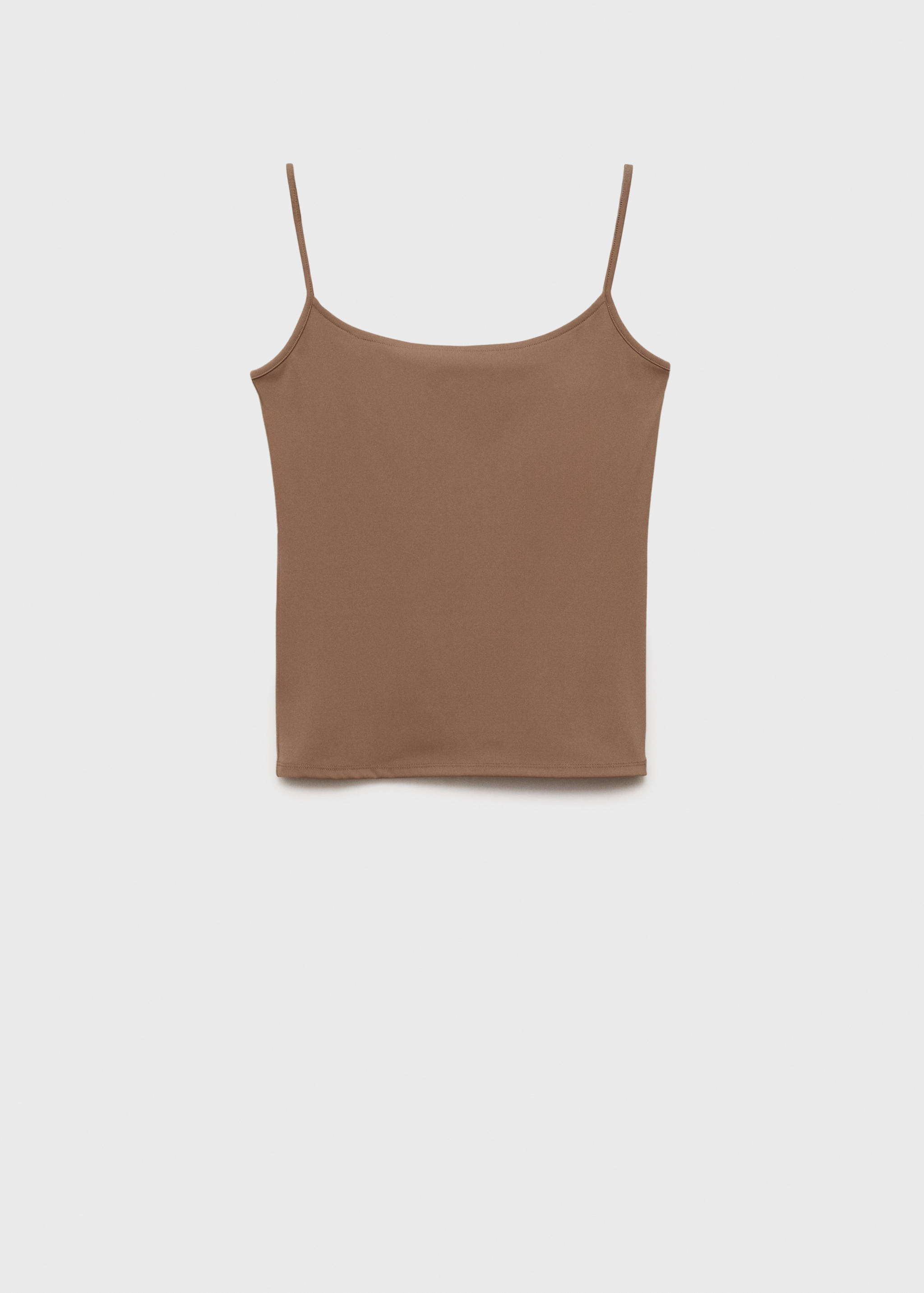 Fitted top with thin straps - Article without model