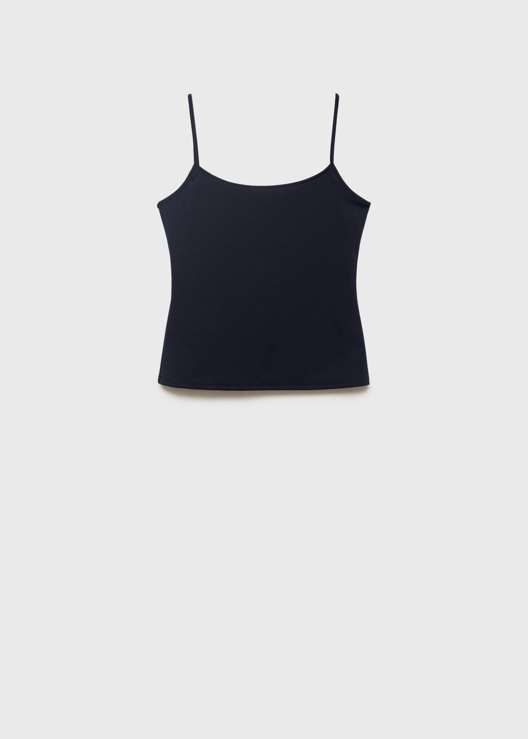 Fitted top with thin straps - Article without model