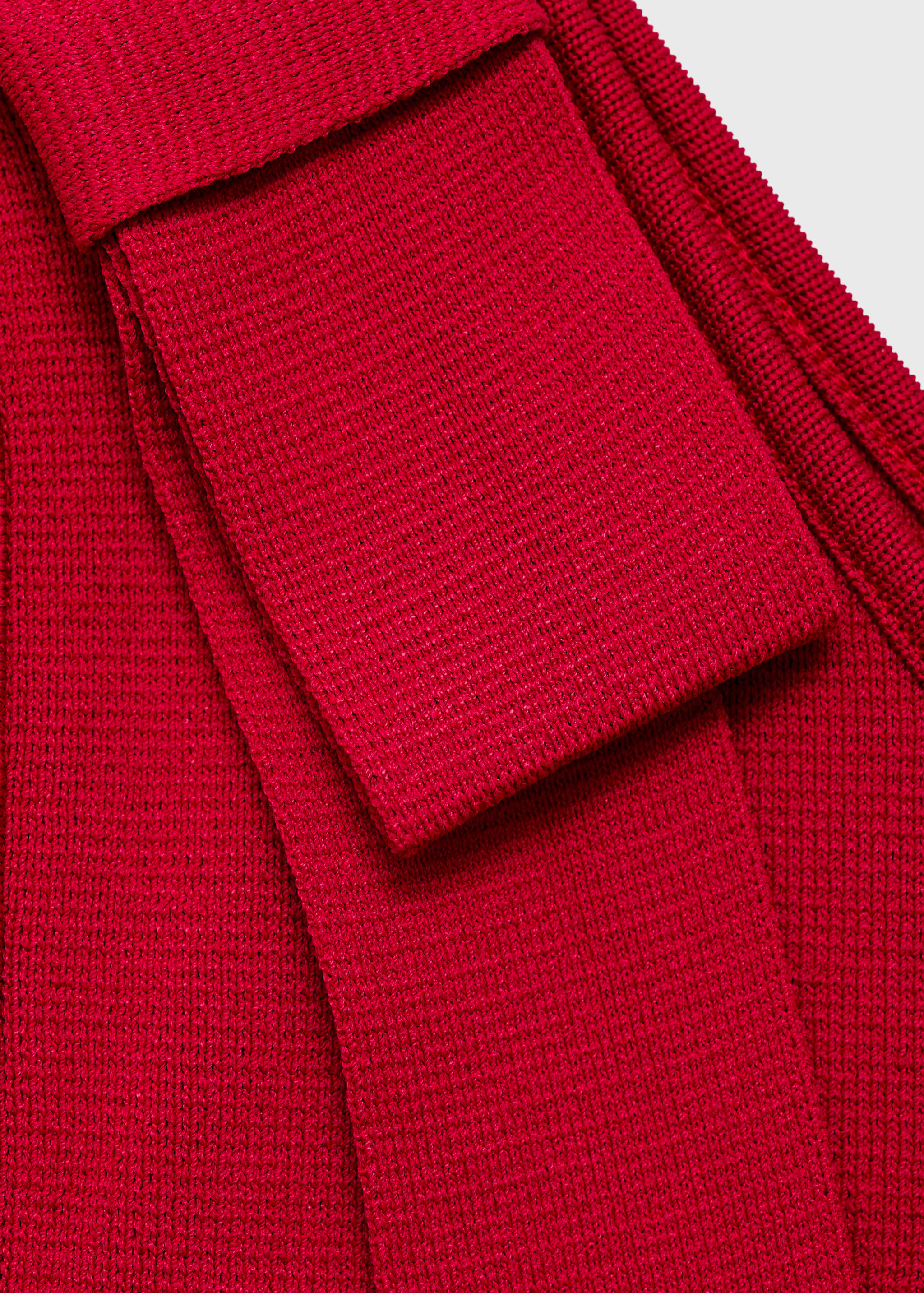 Asymmetrical knitted top with bow - Details of the article 8