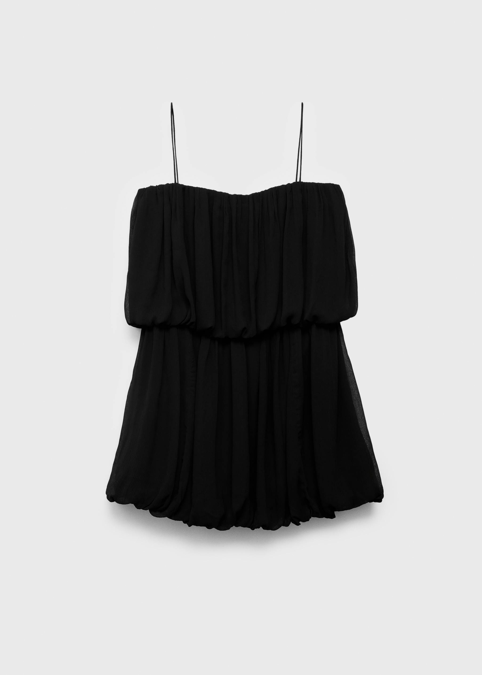 Gathered balloon dress - Article without model