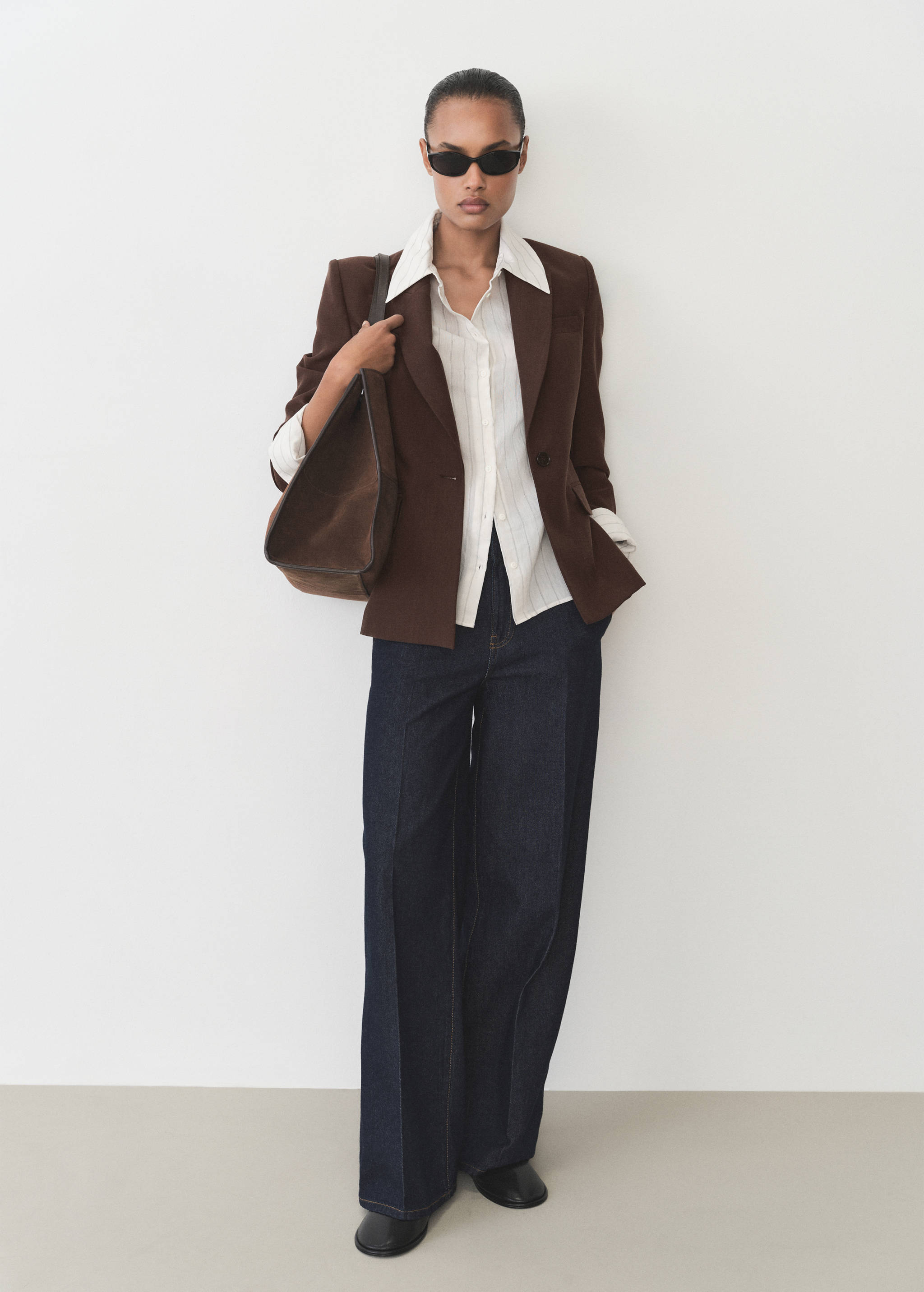 莱赛尔纤维修身西装外套 - null