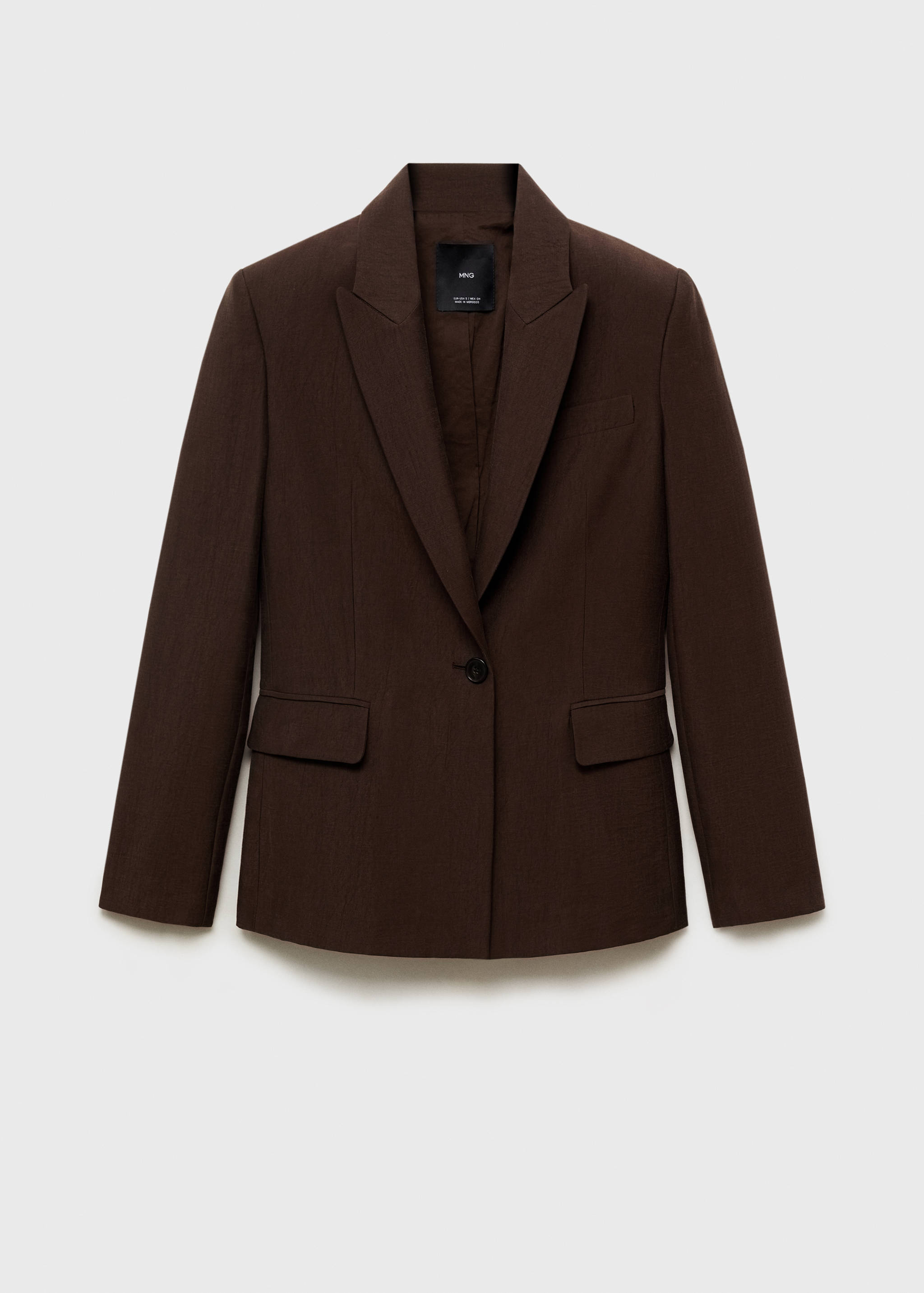 莱赛尔纤维修身西装外套 - null